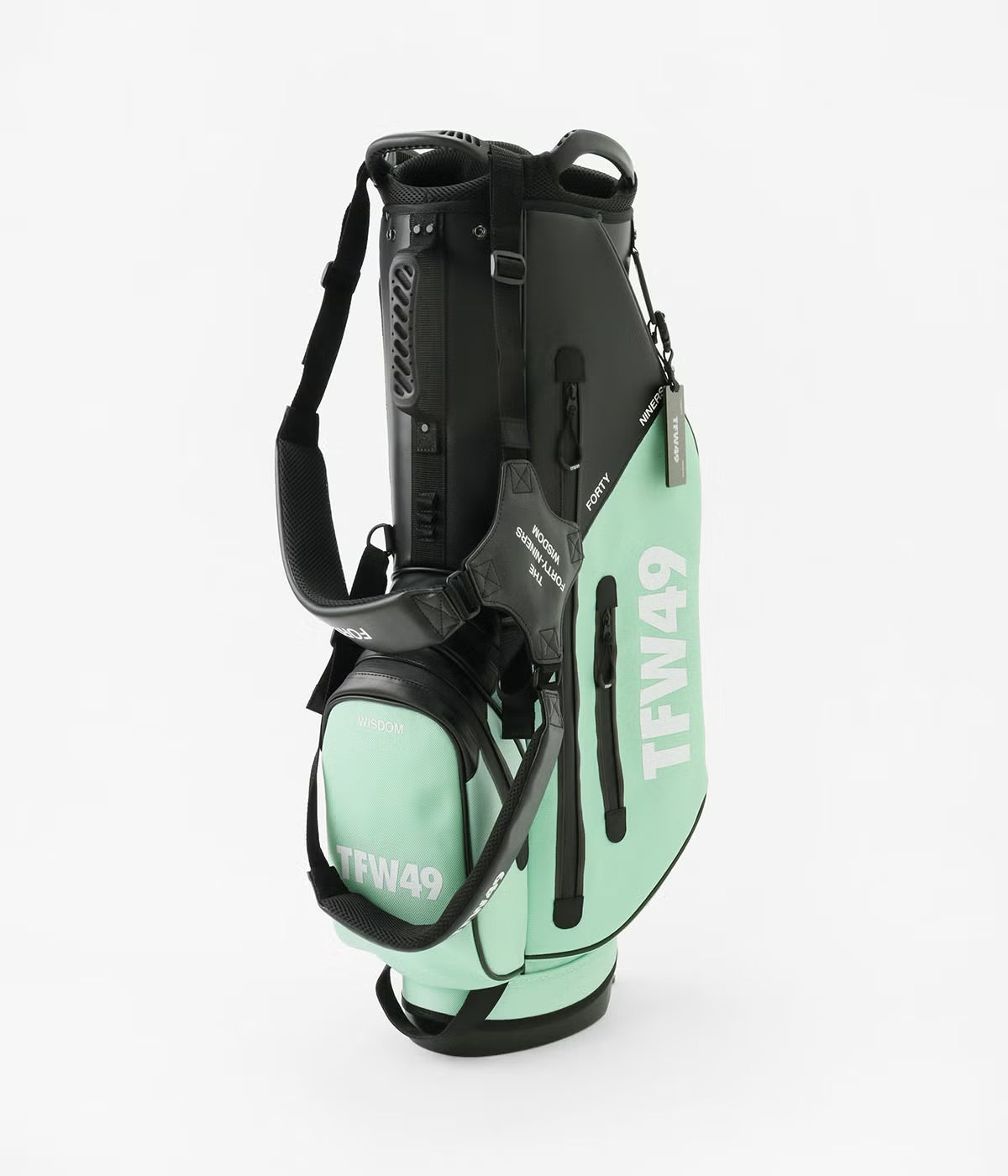 TFW49 NYLON CADDIE BAG MINTxBLACK