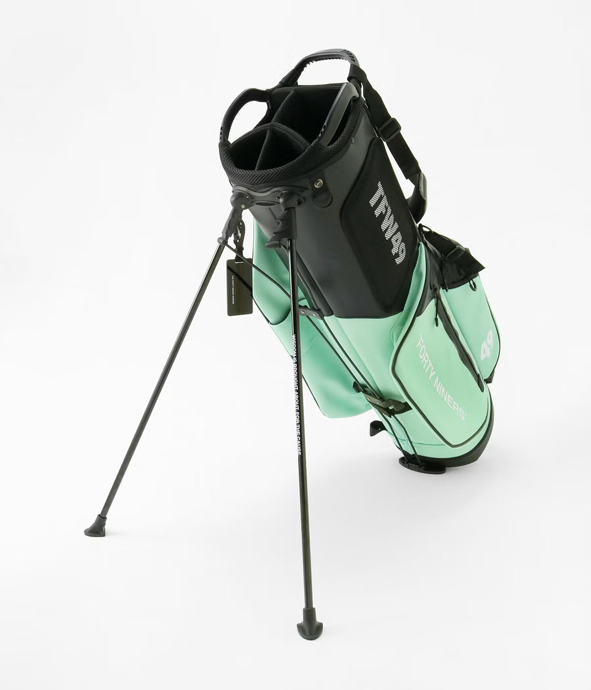 TFW49 NYLON CADDIE BAG MINTxBLACK