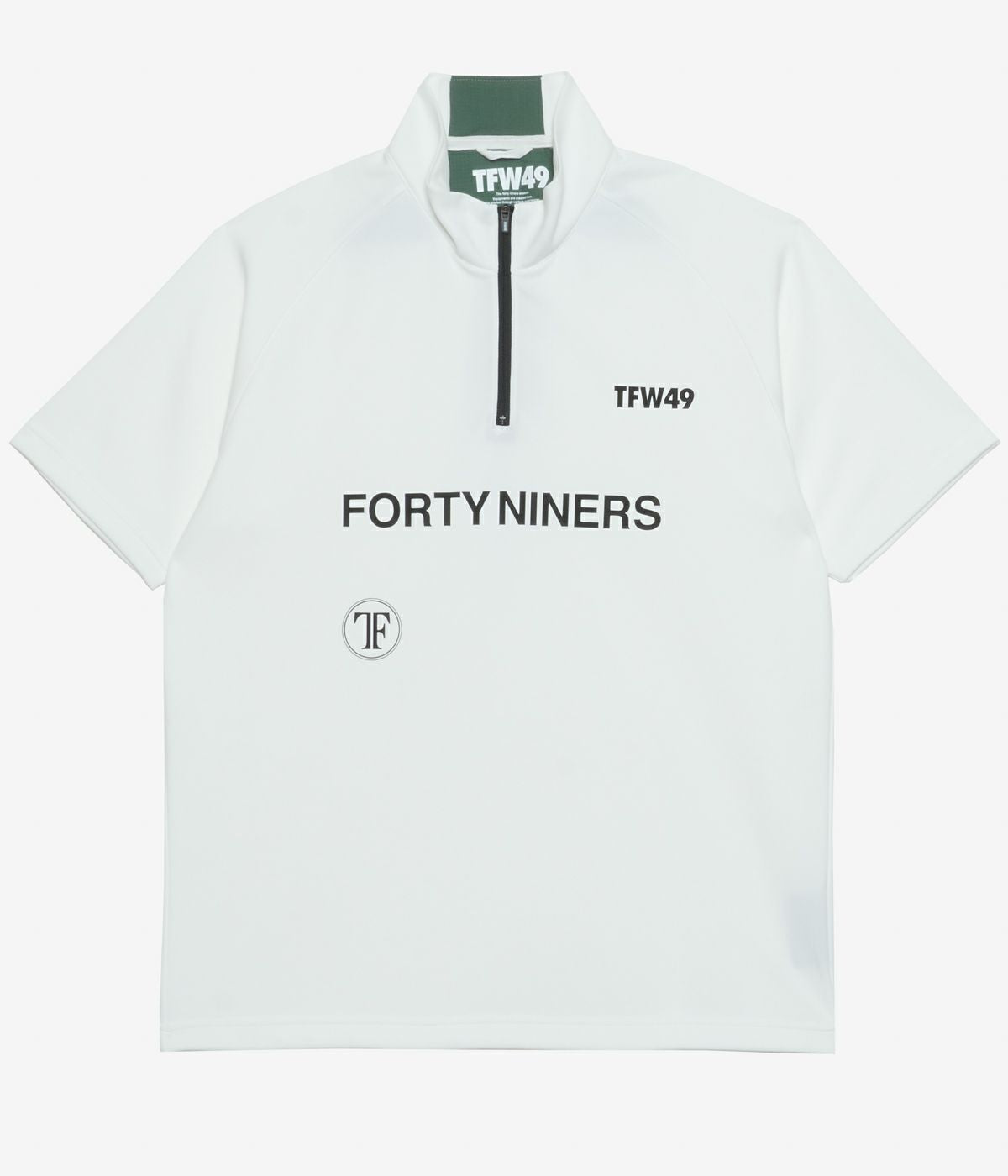 TFW49 ティーエフダブリュー | モックネック 半袖 Tシャツ 白 吸水 UV 