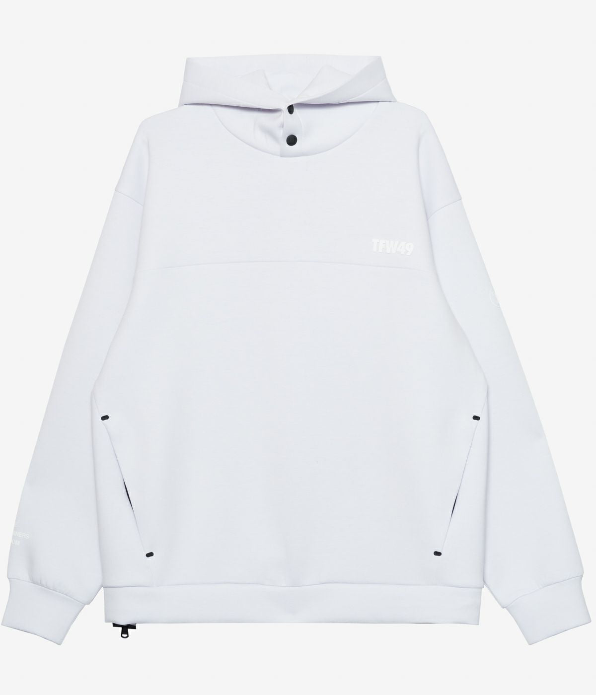 CARDBOARD MATERIAL HOODIE GREY