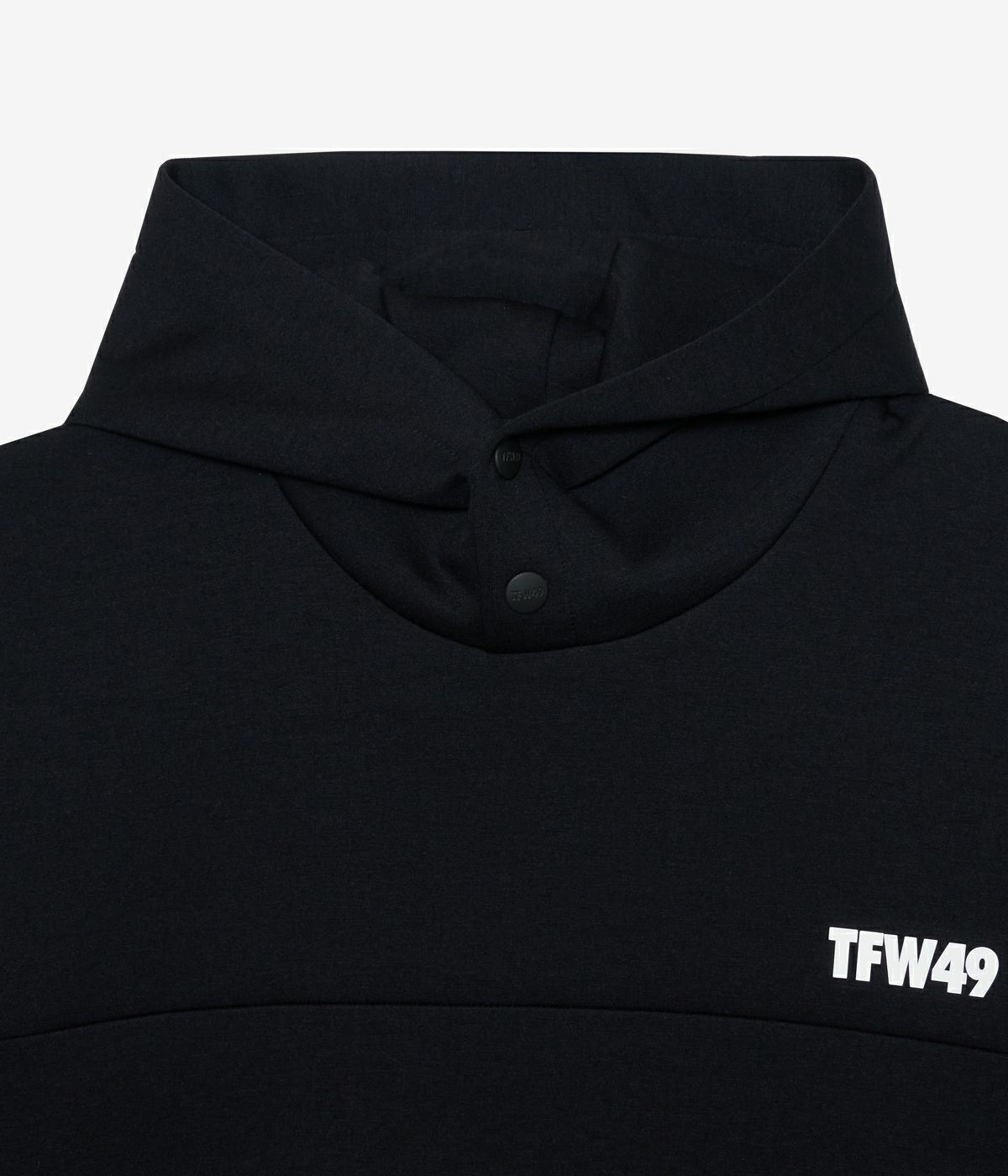 CARDBOARD MATERIAL HOODIE BLACK
