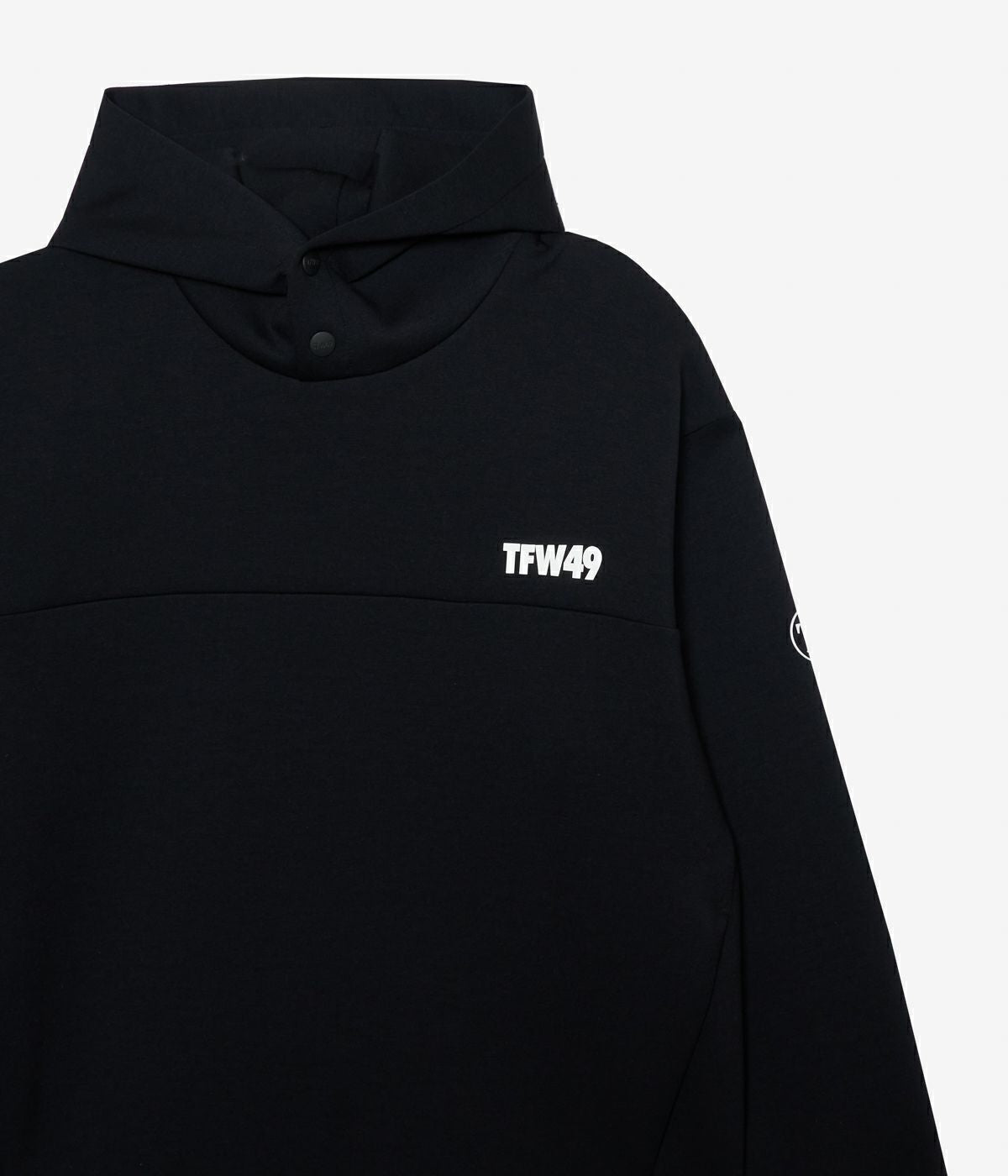 CARDBOARD MATERIAL HOODIE BLACK