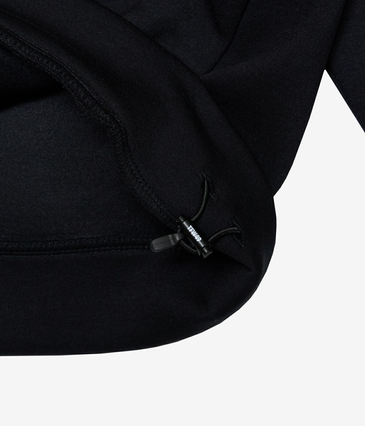 CARDBOARD MATERIAL HOODIE BLACK