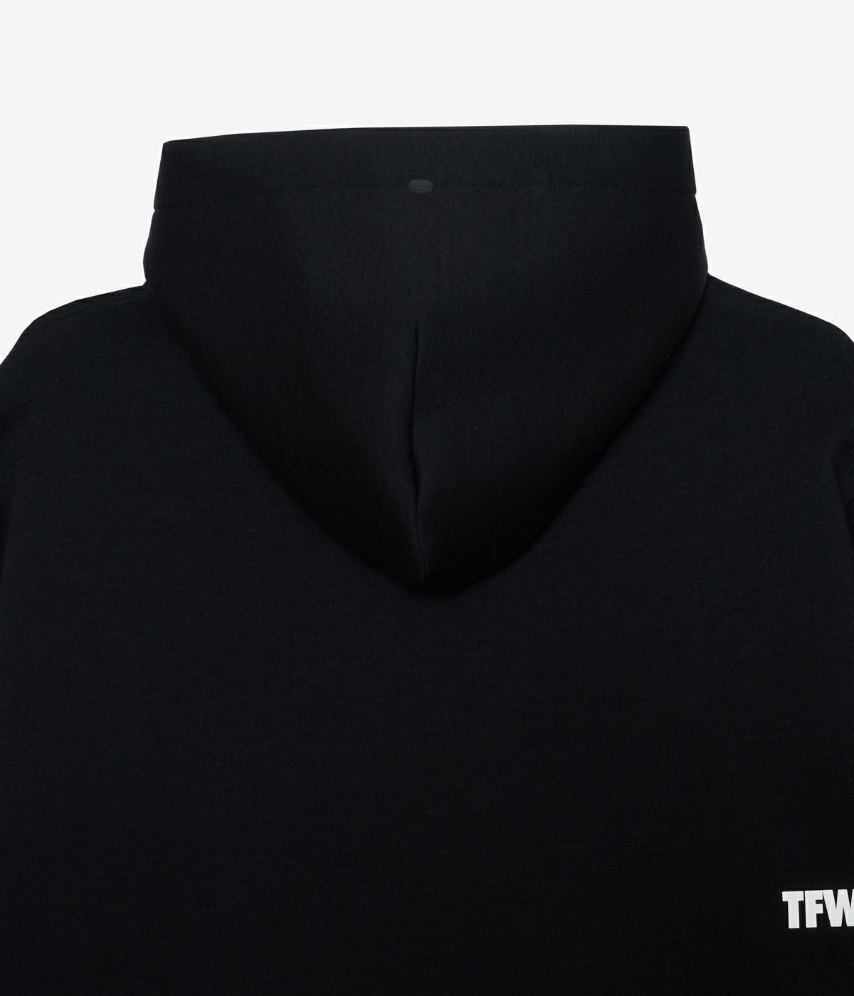 CARDBOARD MATERIAL HOODIE BLACK