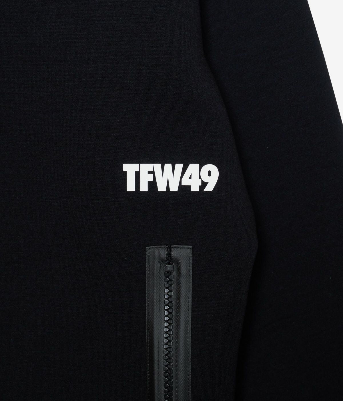 CARDBOARD MATERIAL HOODIE BLACK
