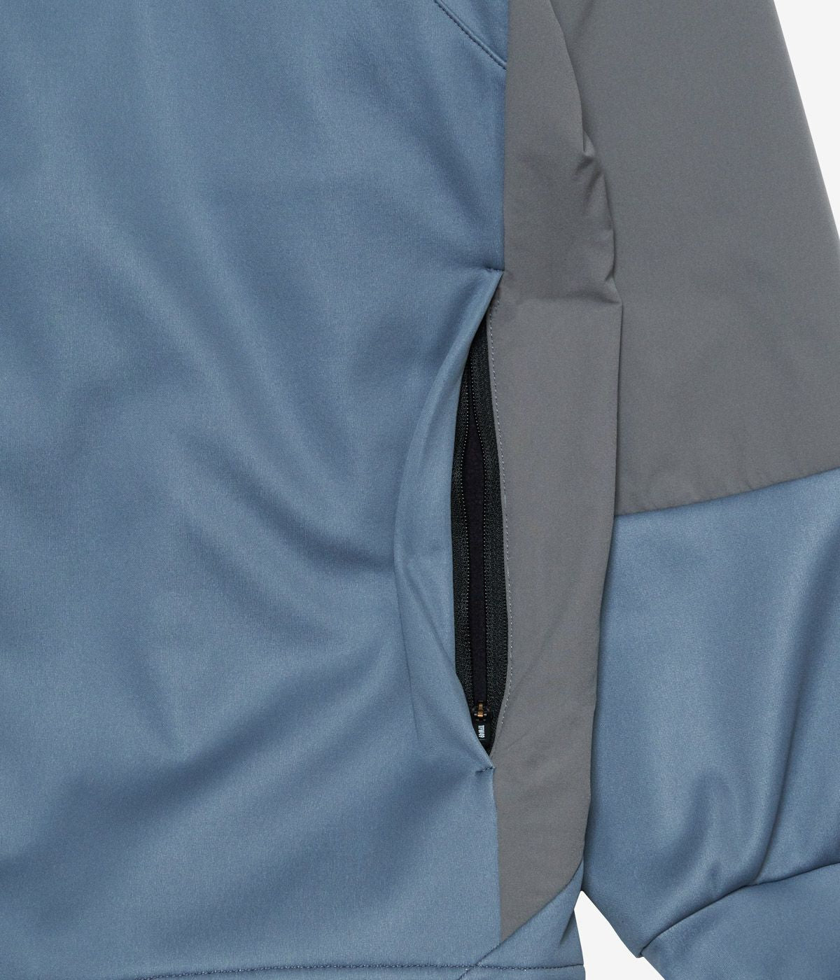 TFW49 FULL ZIP COMBINATION BLOUSON BLUEGREY