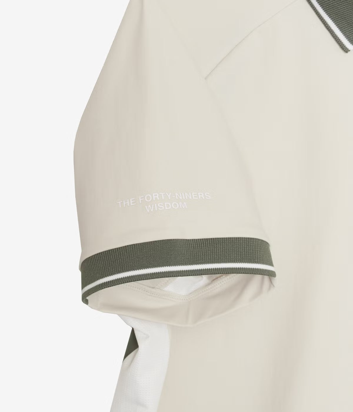 TFW49 LINE SLEEVE POLO WHITE