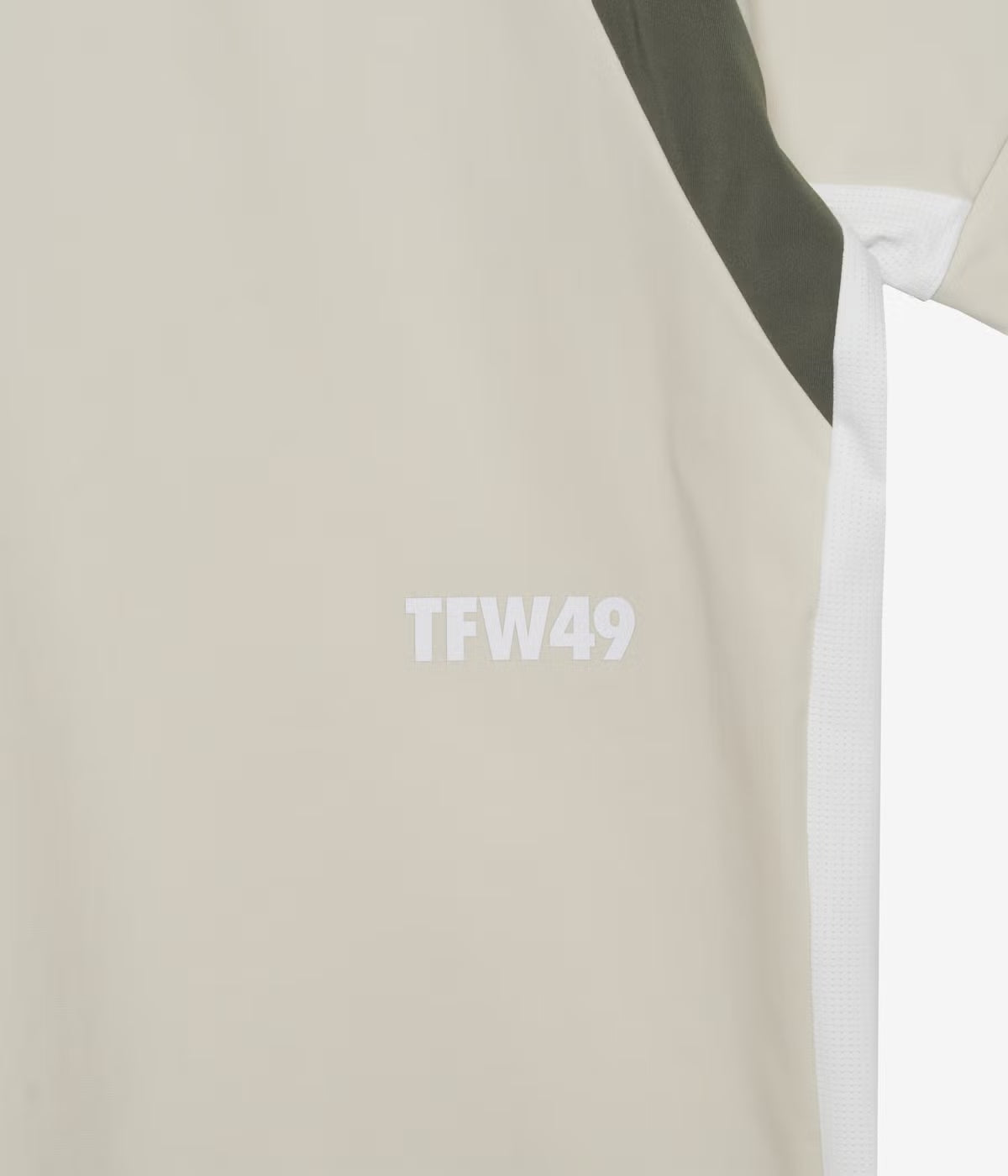 TFW49 LINE SLEEVE POLO WHITE