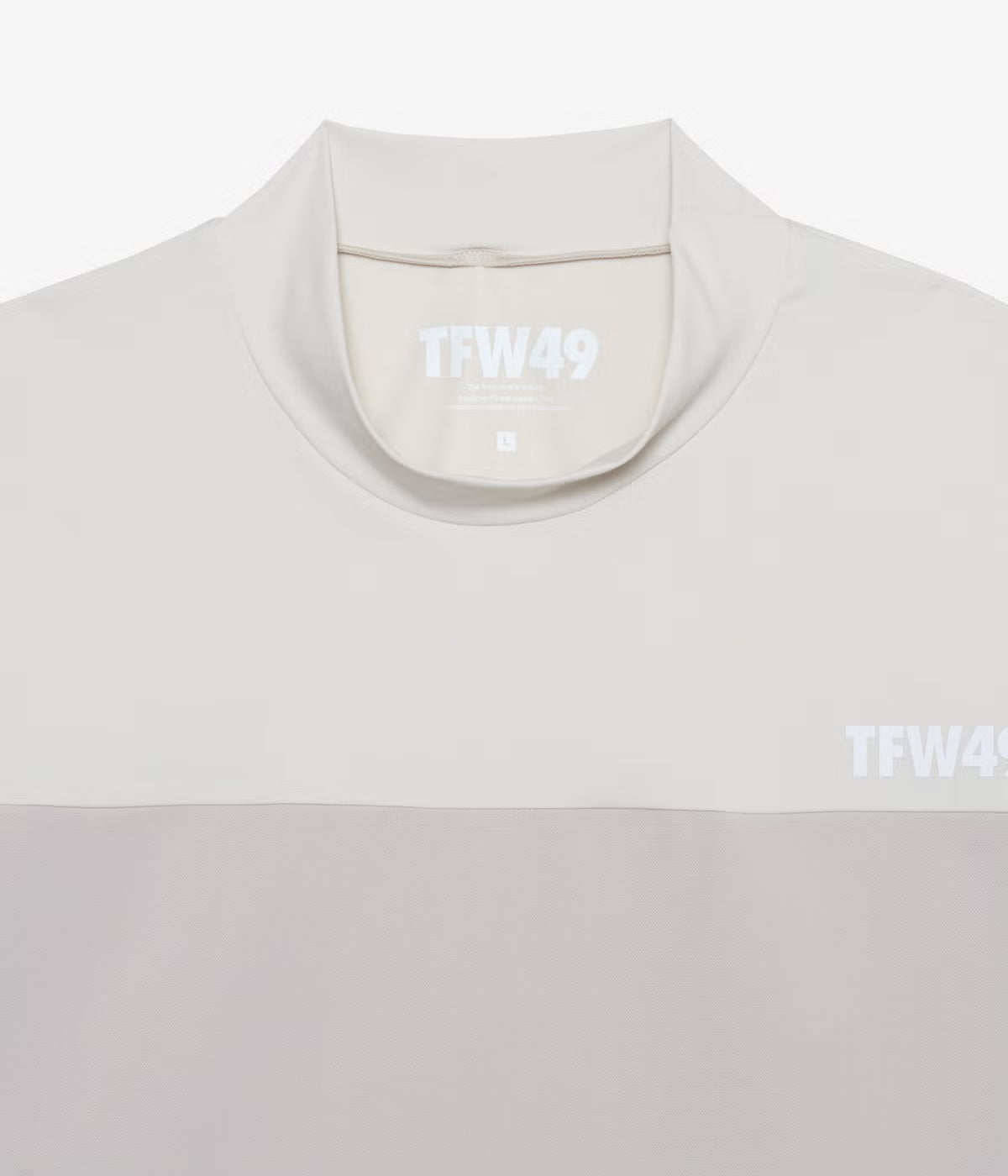 TFW49 WIDE SHORT SLEEVE MOCKNECK BLACK