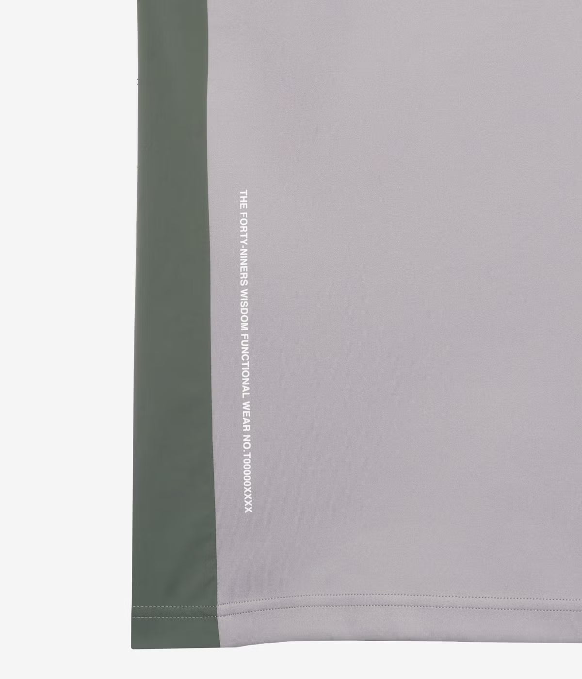 TFW49 SIDE PANEL SHORT SLEEVE MOCKNECK WHITE