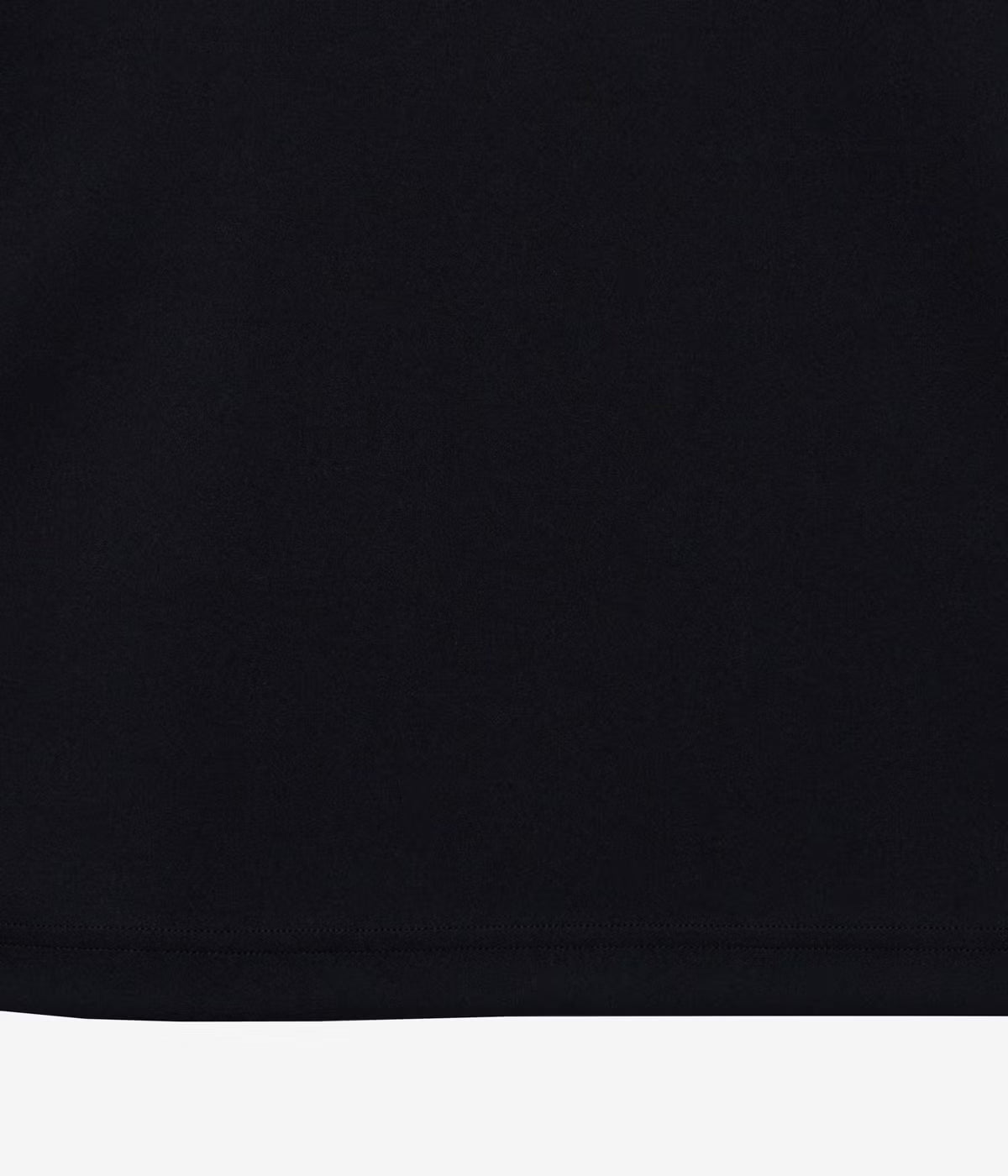 TFW49 HALF ZIP S/S MOCK NECK BLACK