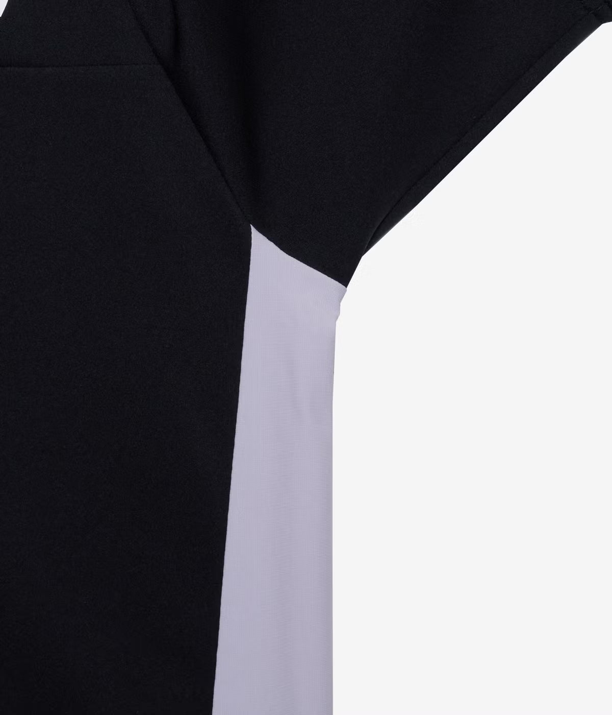 TFW49 HALF ZIP S/S MOCK NECK BEIGE