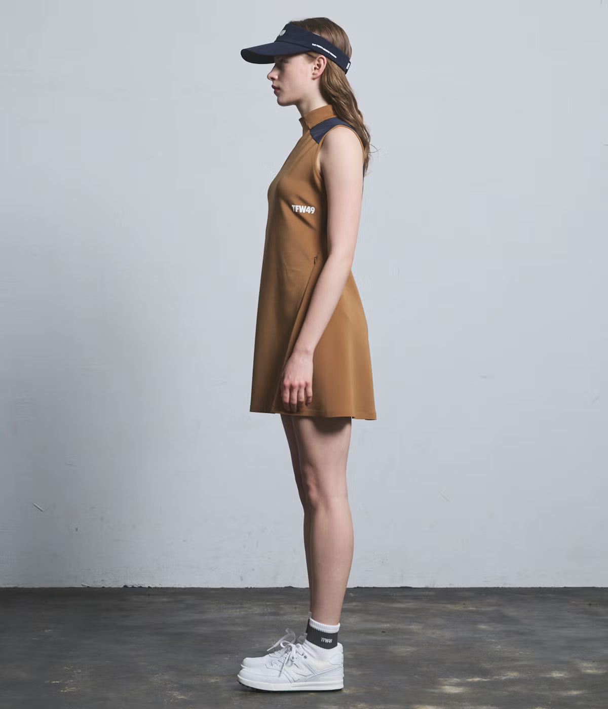 TFW49 SLEEVE LESS MOCKNECK ONE PIECE