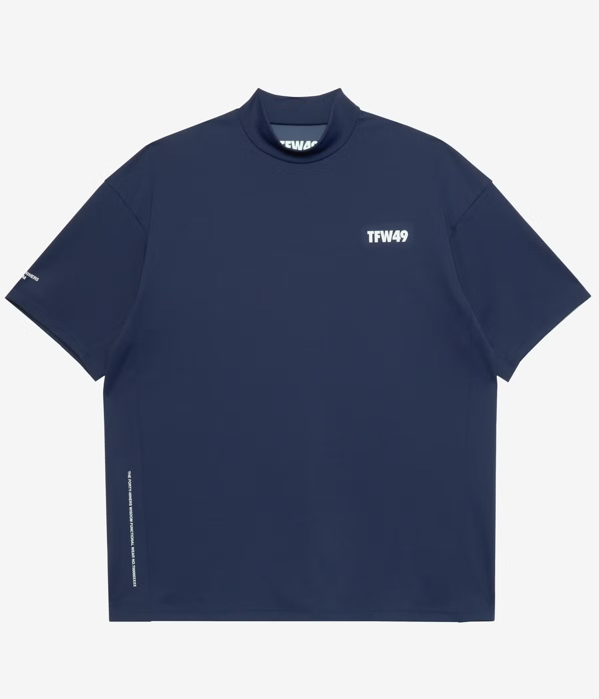 TFW49 ティーエフダブリュー | モックネック 半袖 Tシャツ 白 吸水 UV