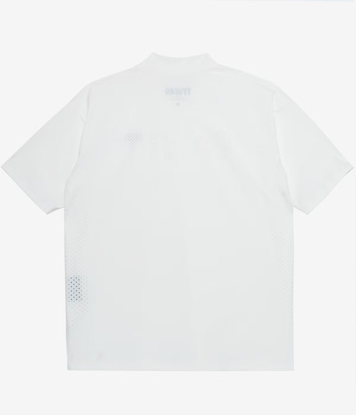 NEW PUNCHED MESH HALF MOCKNECK T