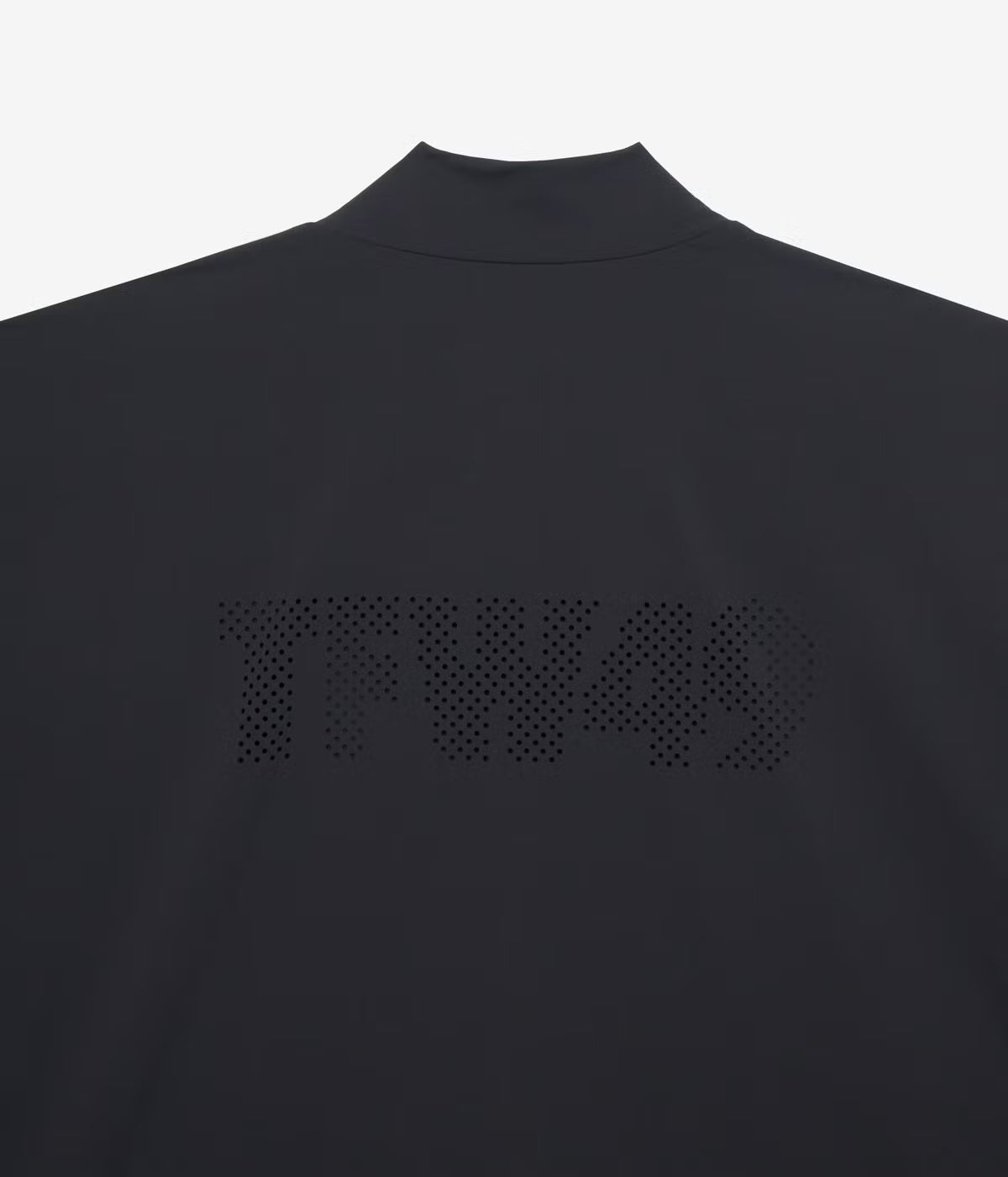 NEW PUNCHED MESH HALF MOCKNECK T