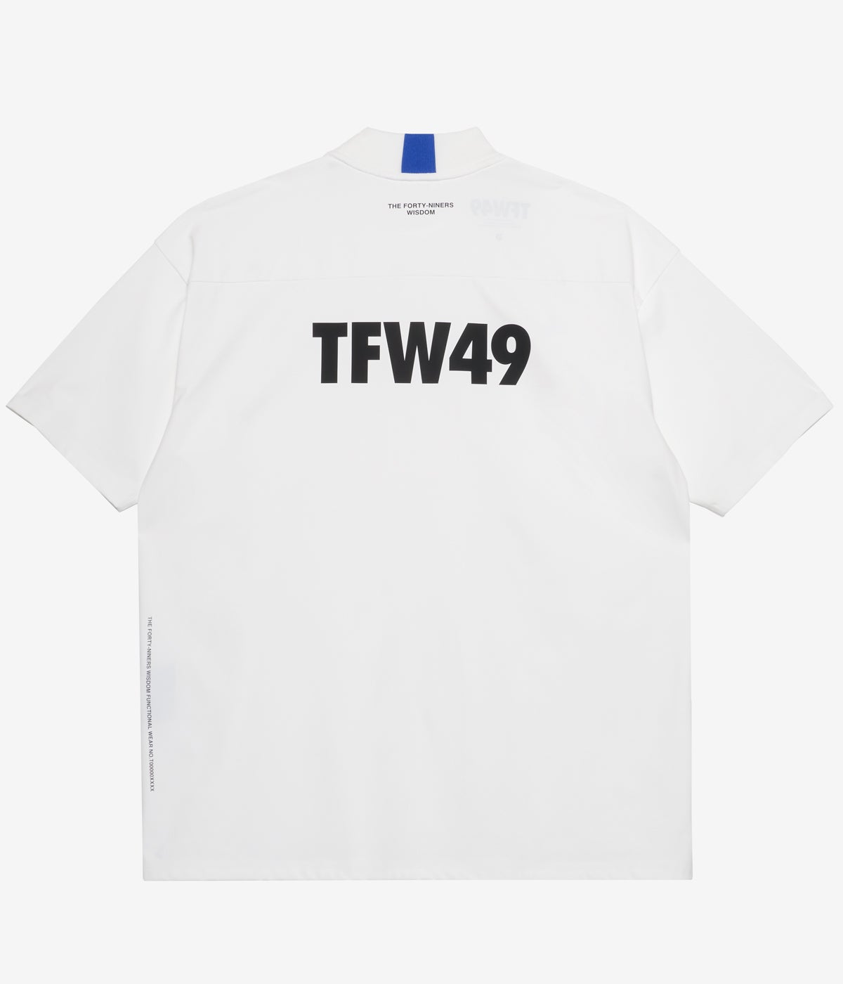 TFW49 ティーエフダブリュー HALF MOCKNECK TEE T102610051 WHITE