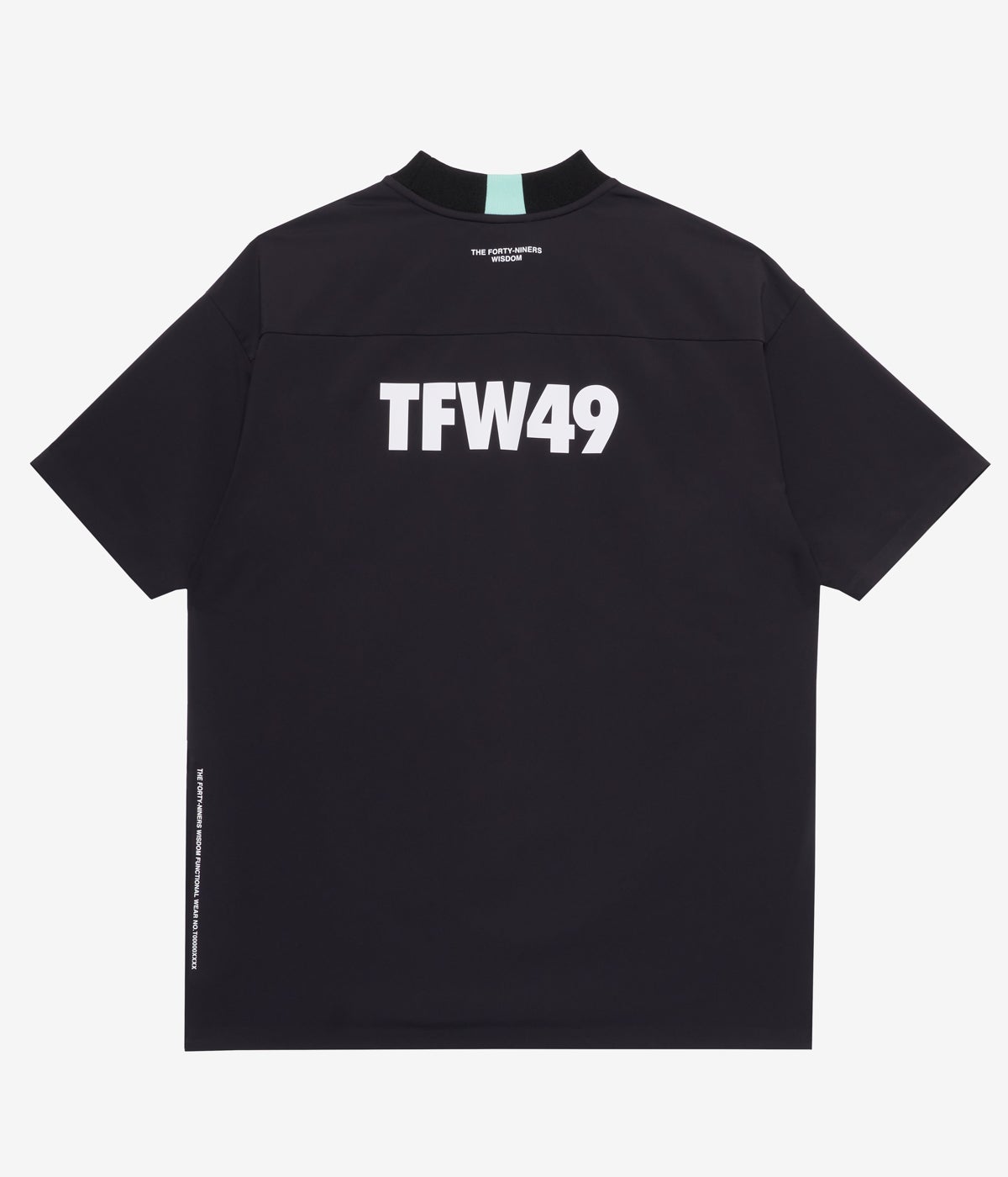 TFW49 ティーエフダブリュー HALF MOCKNECK TEE T102610051 BLACK