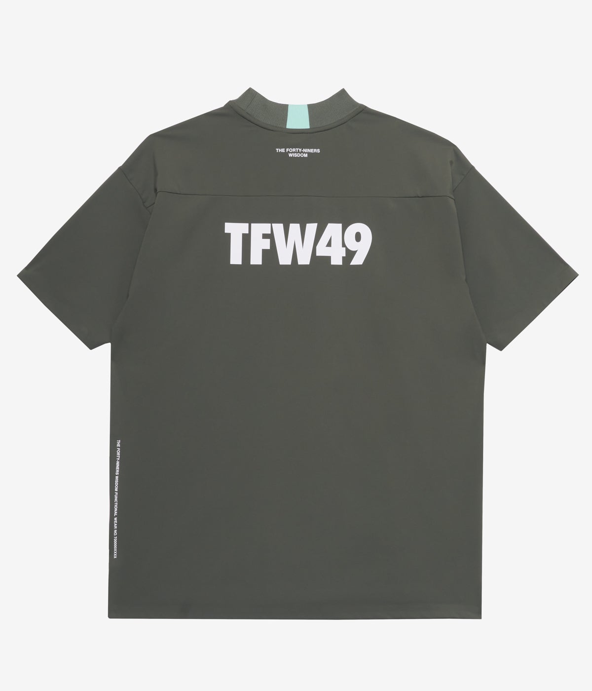 TFW49 ティーエフダブリュー HALF MOCKNECK TEE T102610051 KHAKI