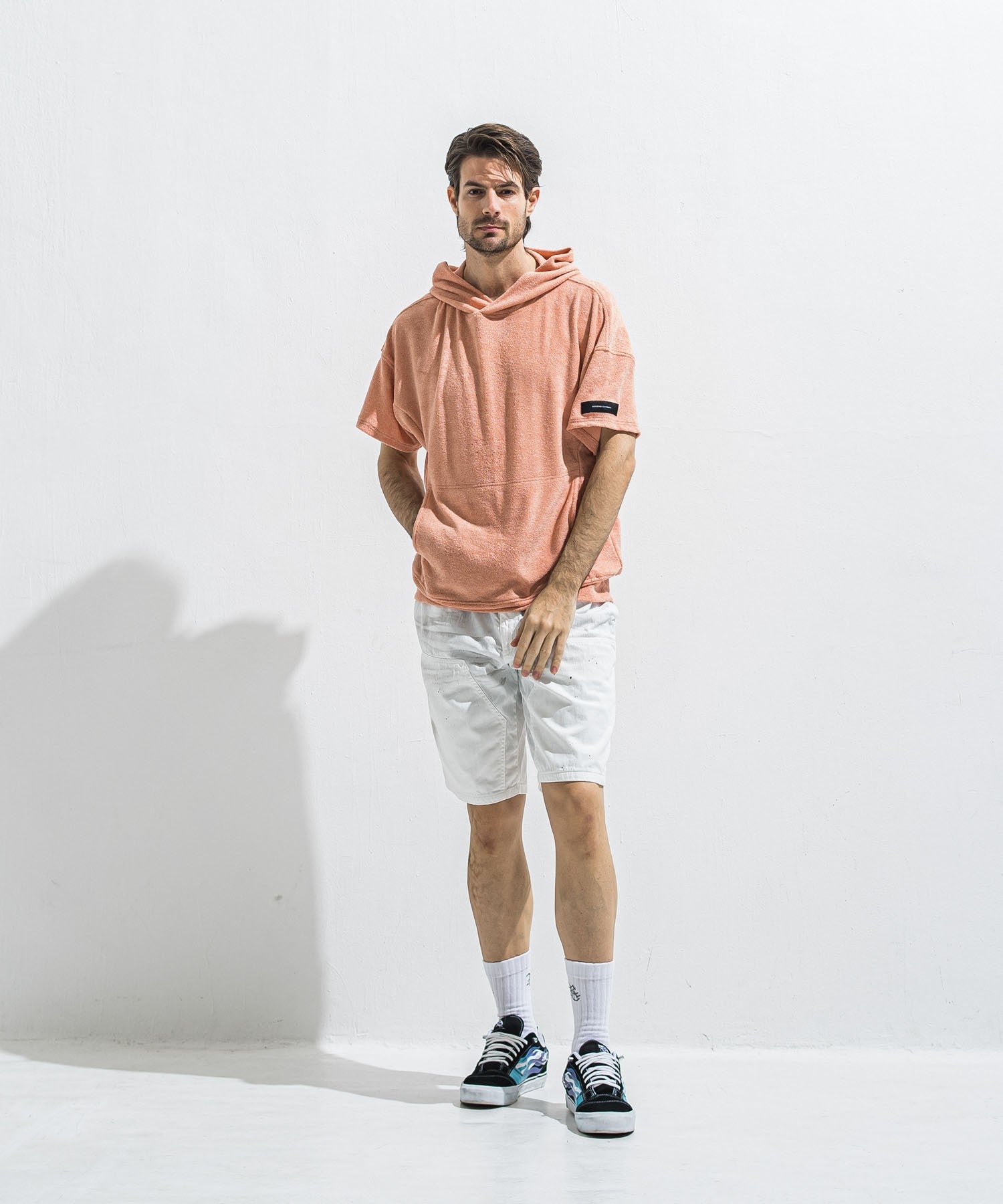 PILE HALF HOODIE