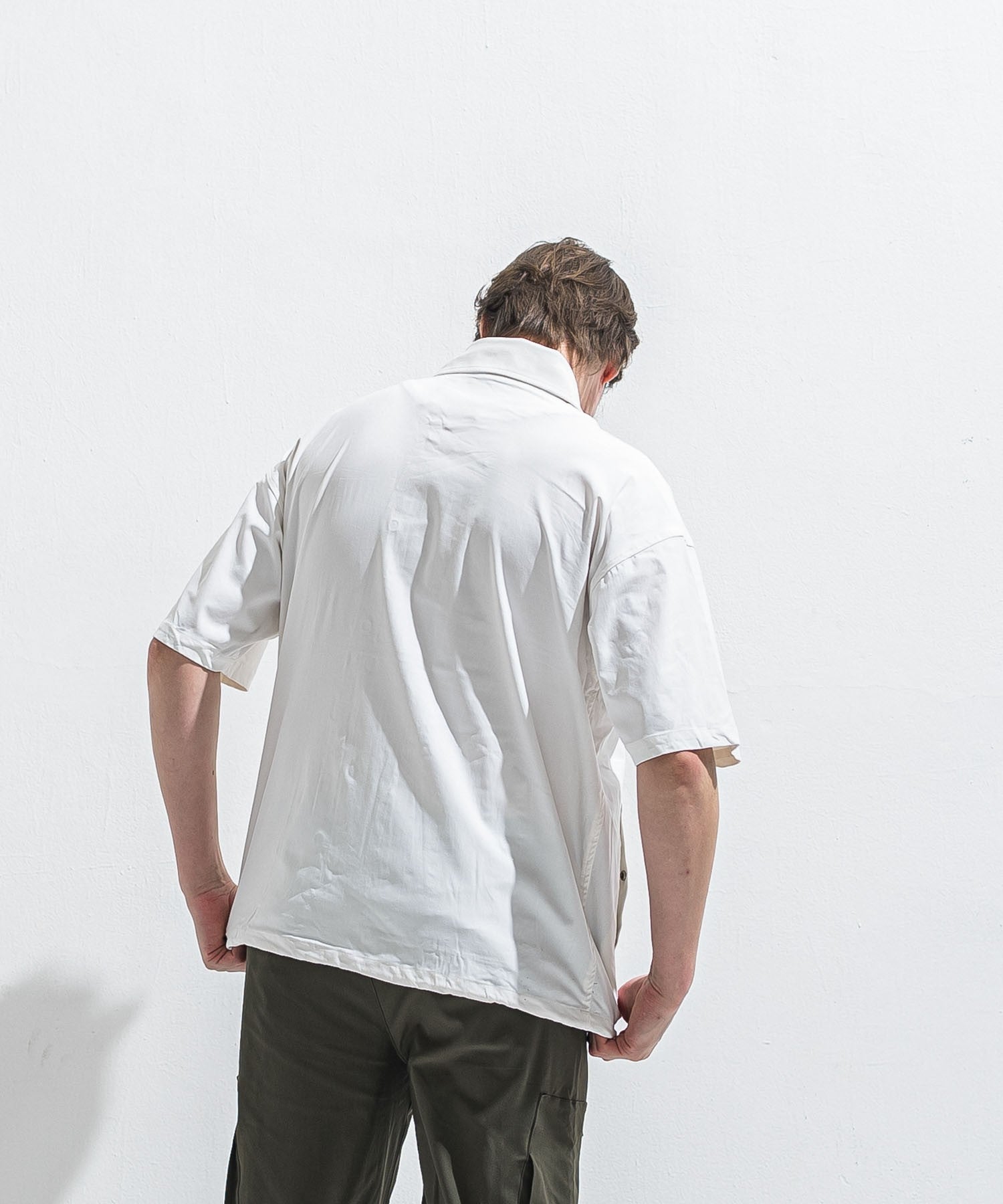 RESOUND CLOTHING リサウンドクロージング NYLON HALF COACH JACKET RC40-C-002 BLACK
