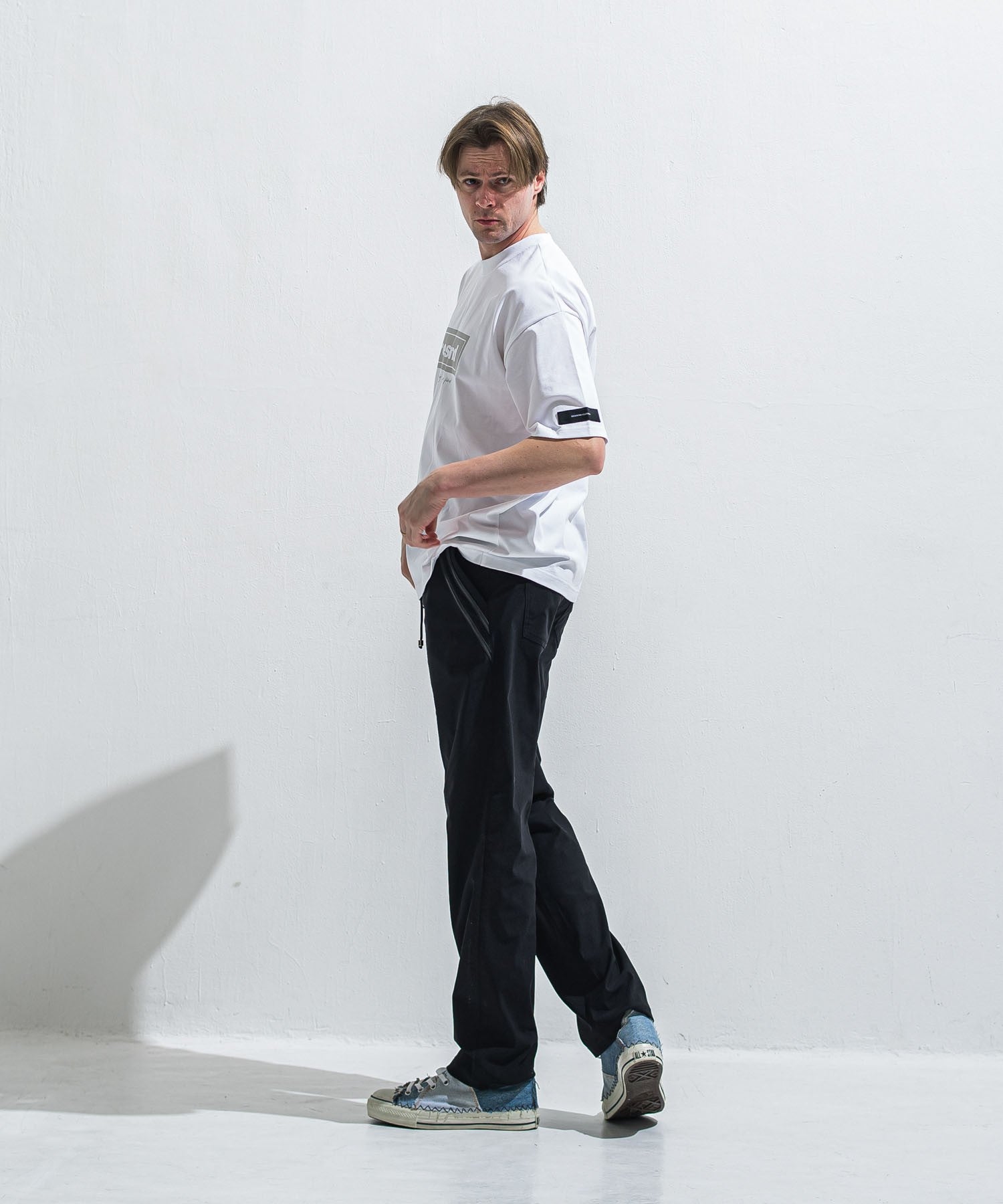 RESOUND CLOTHING リサウンドクロージング BOX OVER TEE RC40-T-007 WHGREY