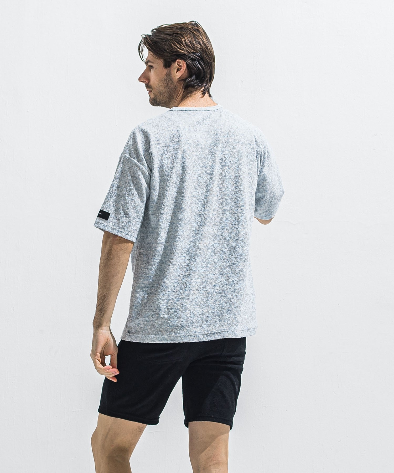 RESOUND CLOTHING リサウンドクロージング PILE OVER TEE RC40-T-002 SAX