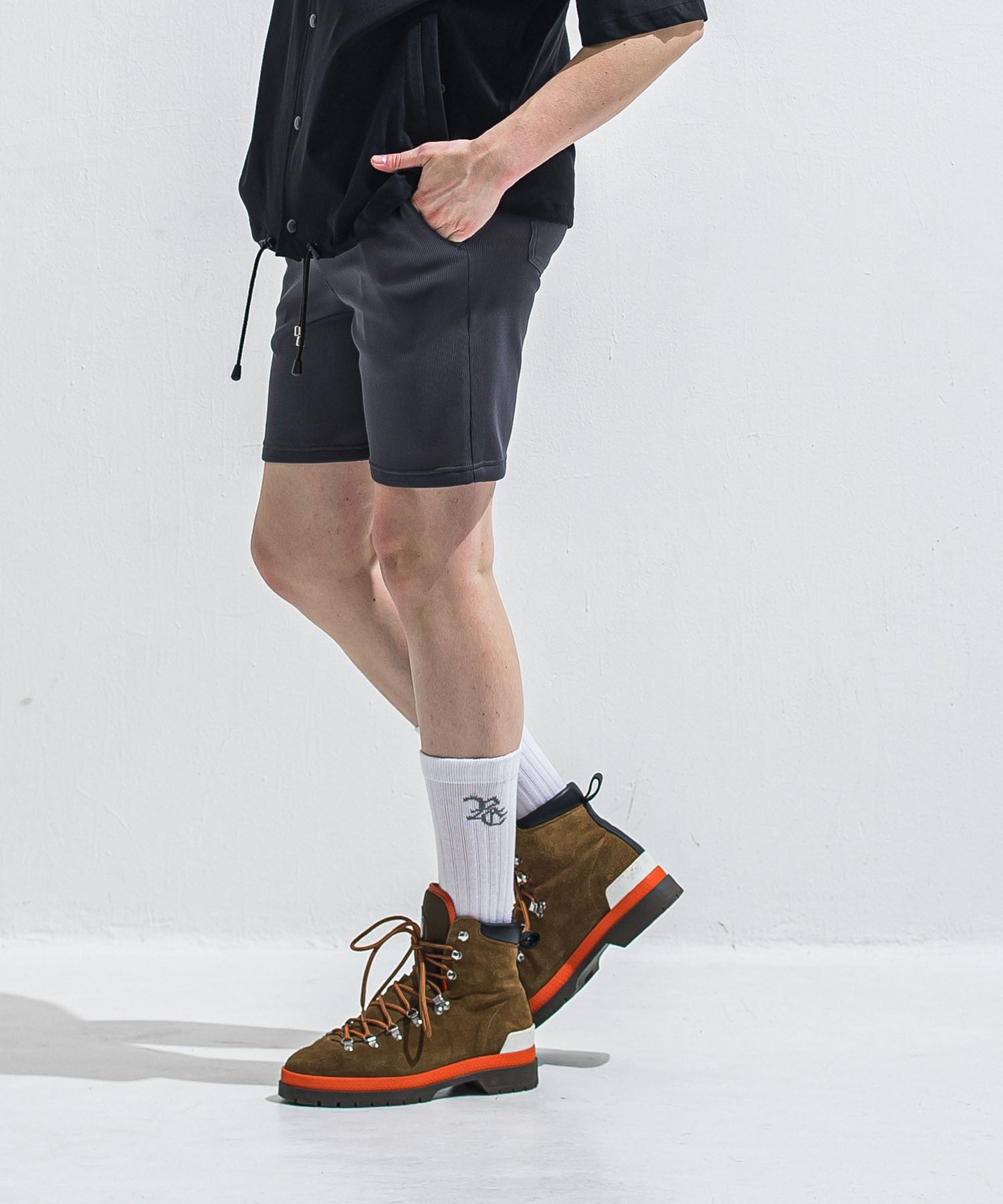 RESOUND CLOTHING リサウンドクロージング AZE SHORTS RC40-HP-006 BLACK