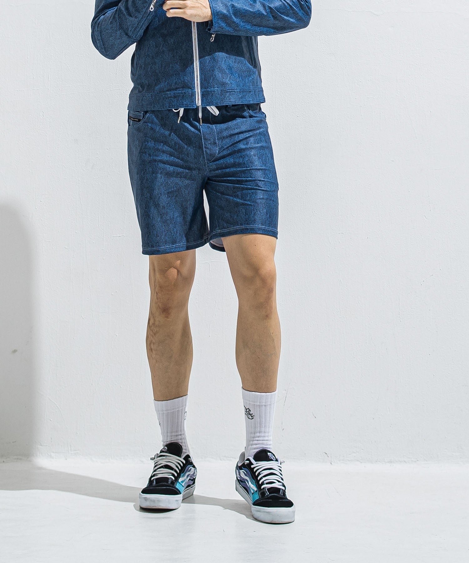 RESOUND CLOTHING リサウンドクロージング RUSH DENIM SHORTS RC40-HP-003-2 DIND