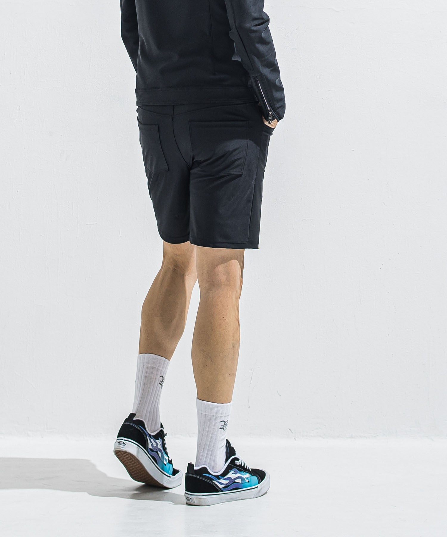 RESOUND CLOTHING リサウンドクロージング RUSH DENIM SHORTS RC40-HP-003 BLACK