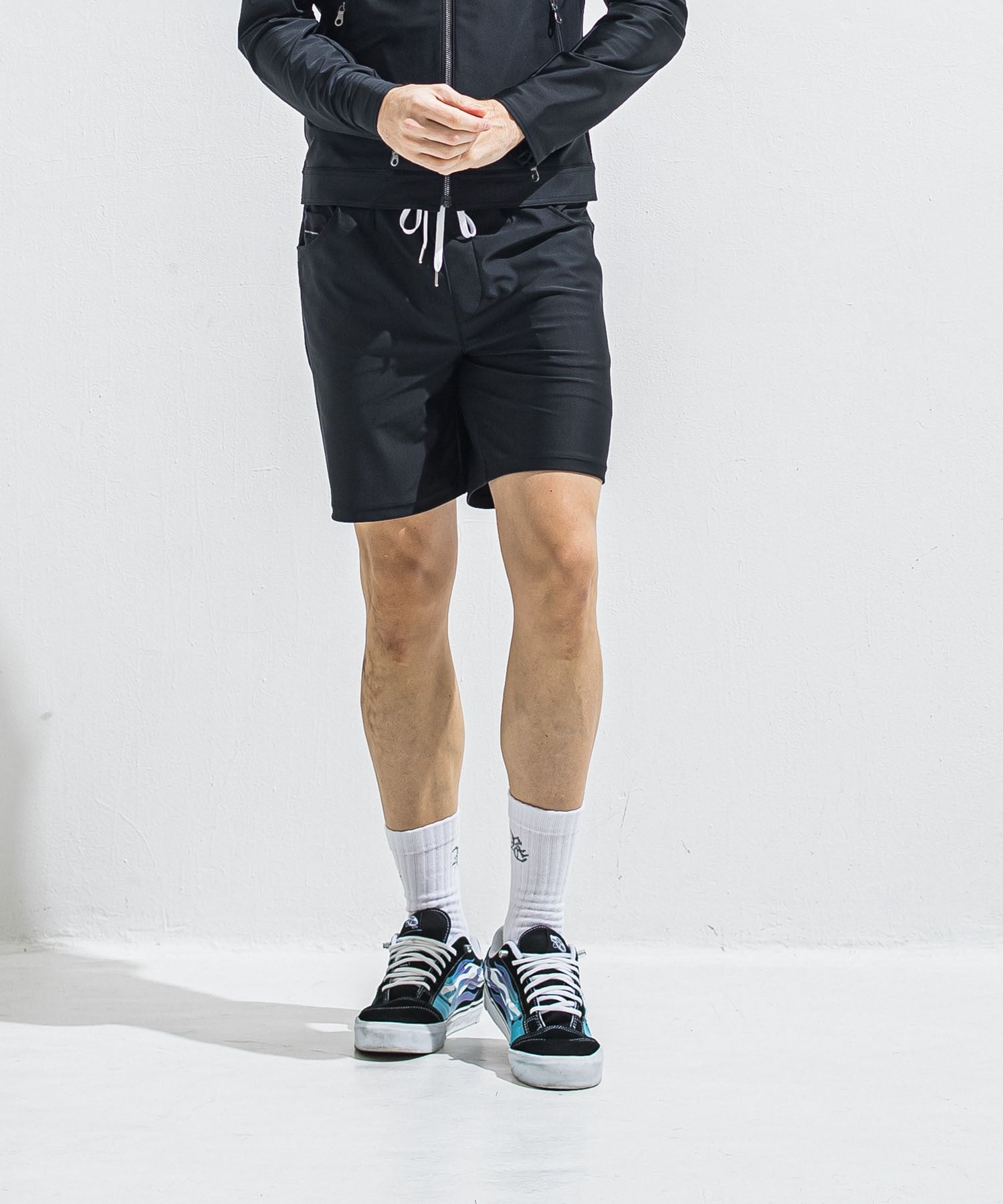 RESOUND CLOTHING リサウンドクロージング RUSH DENIM SHORTS RC40-HP-003 BLACK