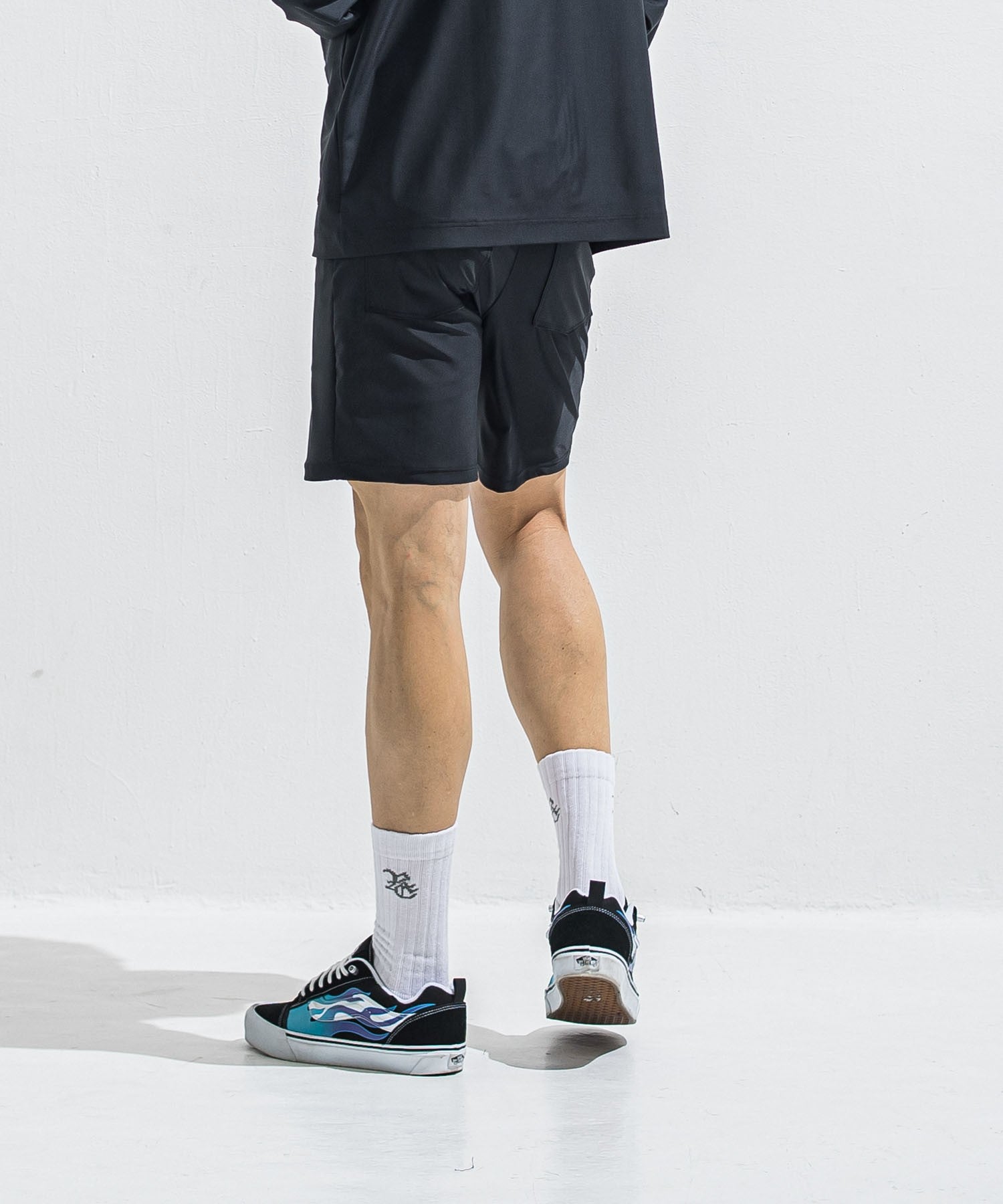 RESOUND CLOTHING リサウンドクロージング RUSH DENIM SHORTS RC40-HP-003 BLACK