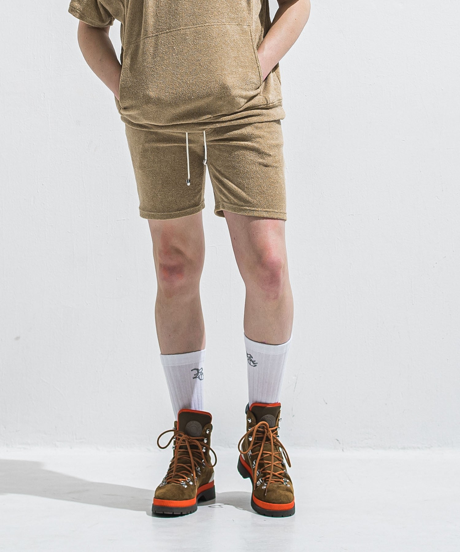 RESOUND CLOTHING リサウンドクロージング vintage PILE SHORTS RC40-HP-001 BEIGE