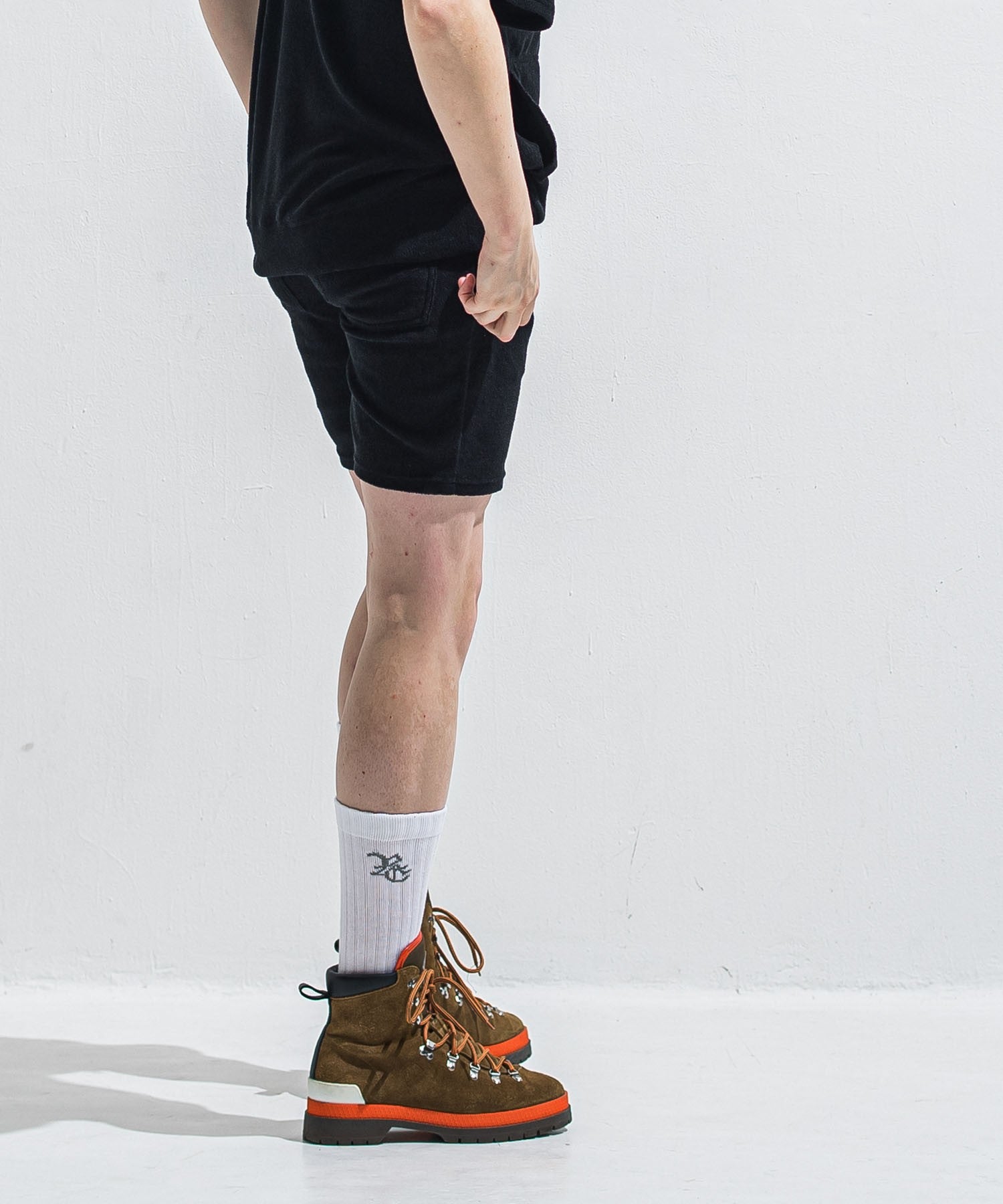RESOUND CLOTHING リサウンドクロージング vintage PILE SHORTS RC40-HP-001 BLACK