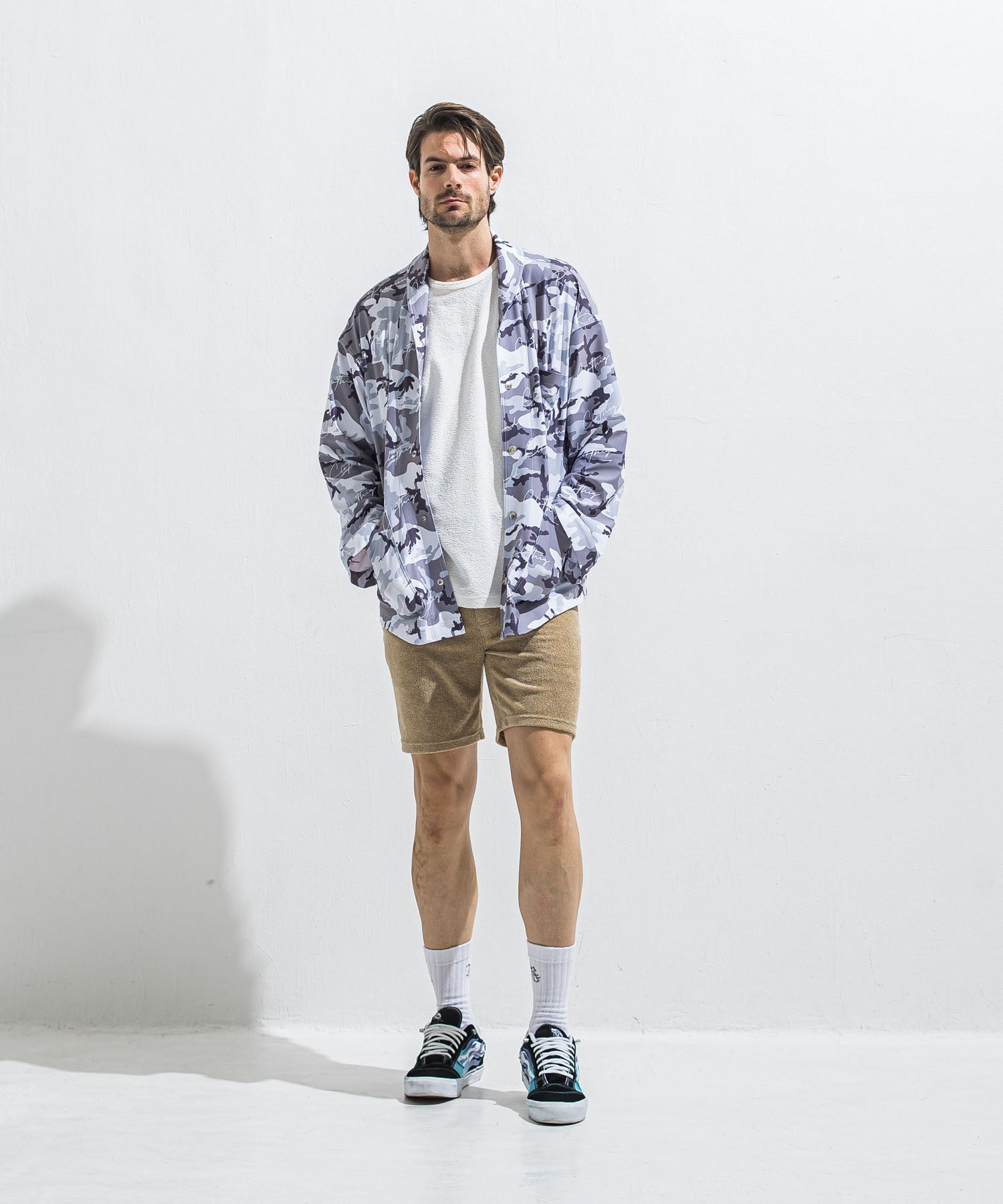 RESOUND CLOTHING リサウンドクロージング vintage PILE SHORTS RC40-HP-001 BEIGE