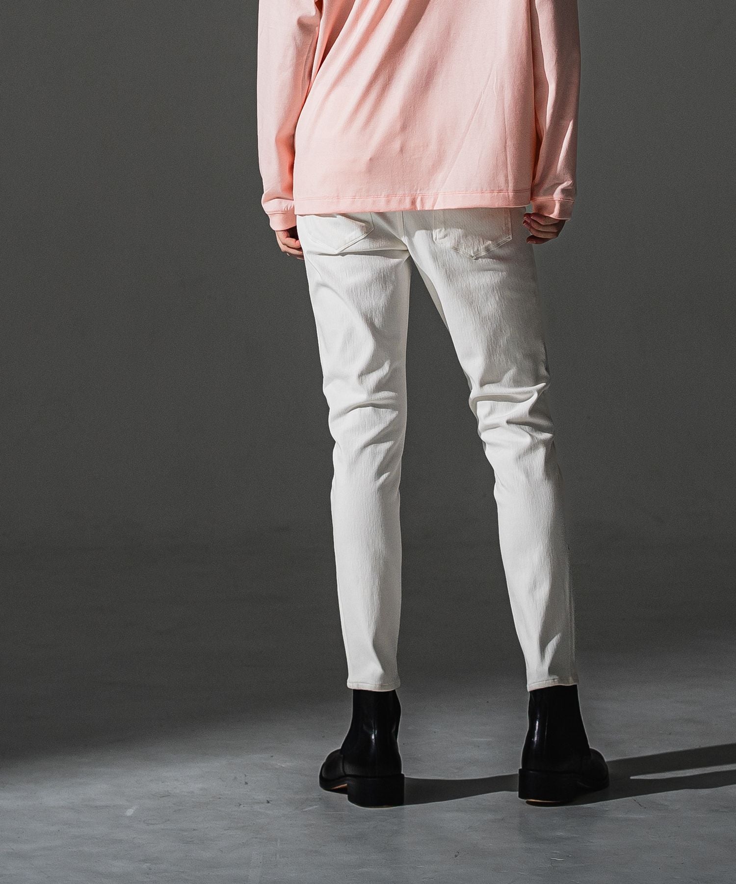 RESOUND CLOTHING リサウンドクロージング MICK DENIM JERSEY BASIC-ST-020 WHITE