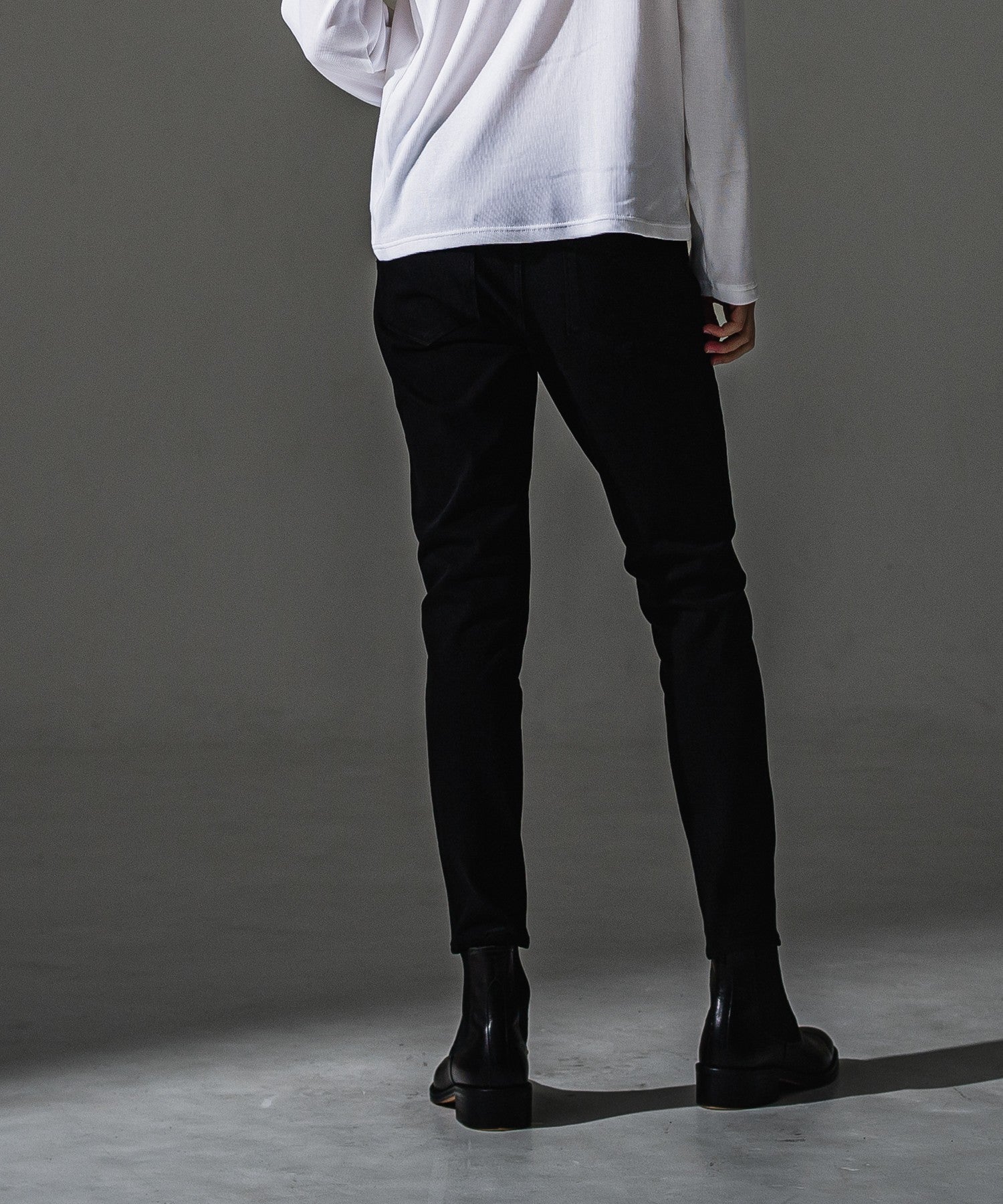 RESOUND CLOTHING リサウンドクロージング MICK DENIM JERSEY BASIC-ST-020 BLACK