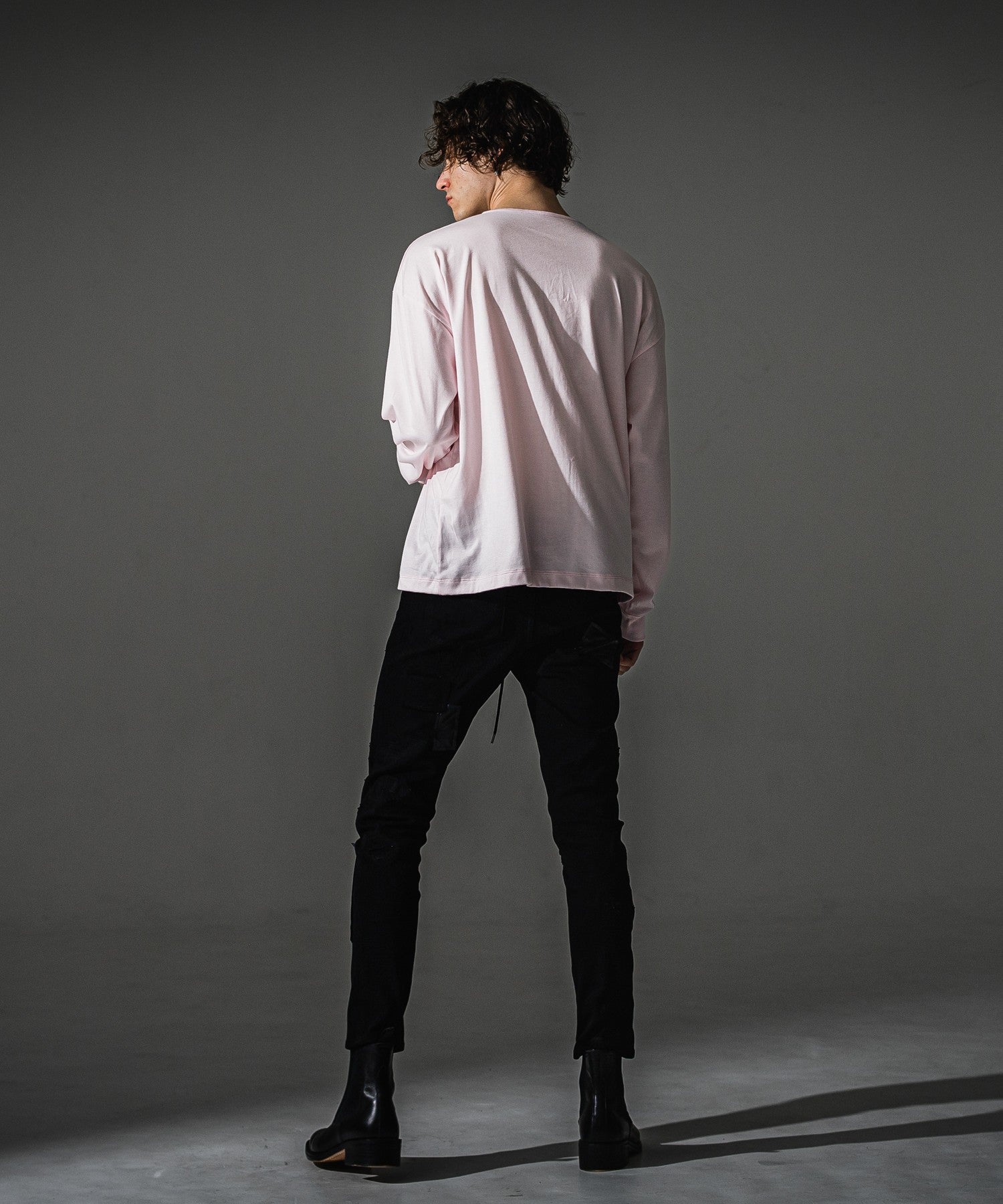 RESOUND CLOTHING リサウンドクロージング MICK DENIM JERSEY BASIC-ST-020-2 BKREMAKE