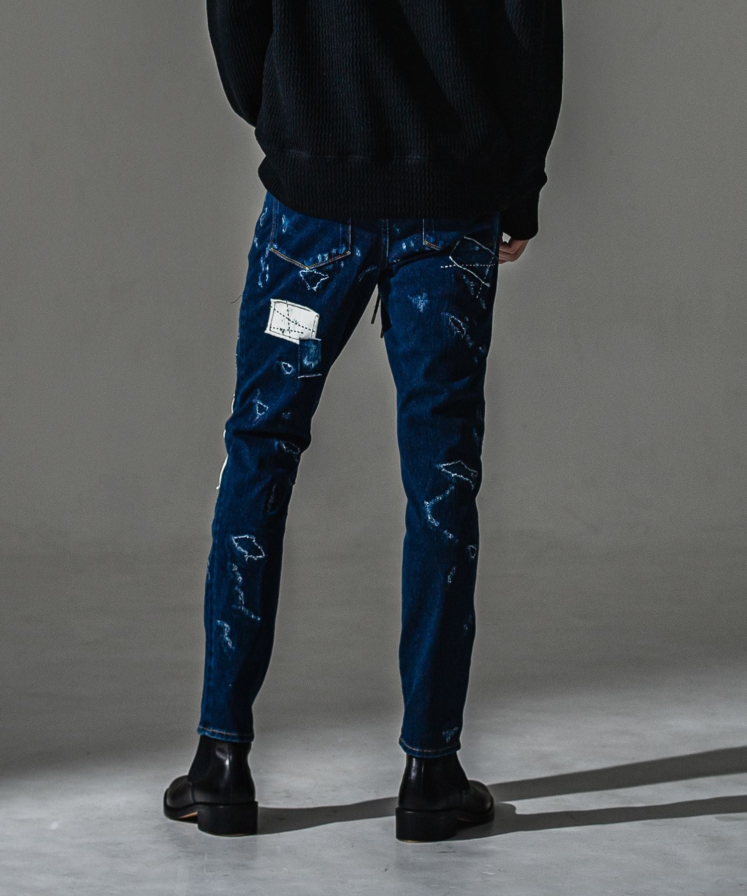 RESOUND CLOTHING リサウンドクロージング MICK DENIM JERSEY BASIC-ST-020-2 DINDREMAKE