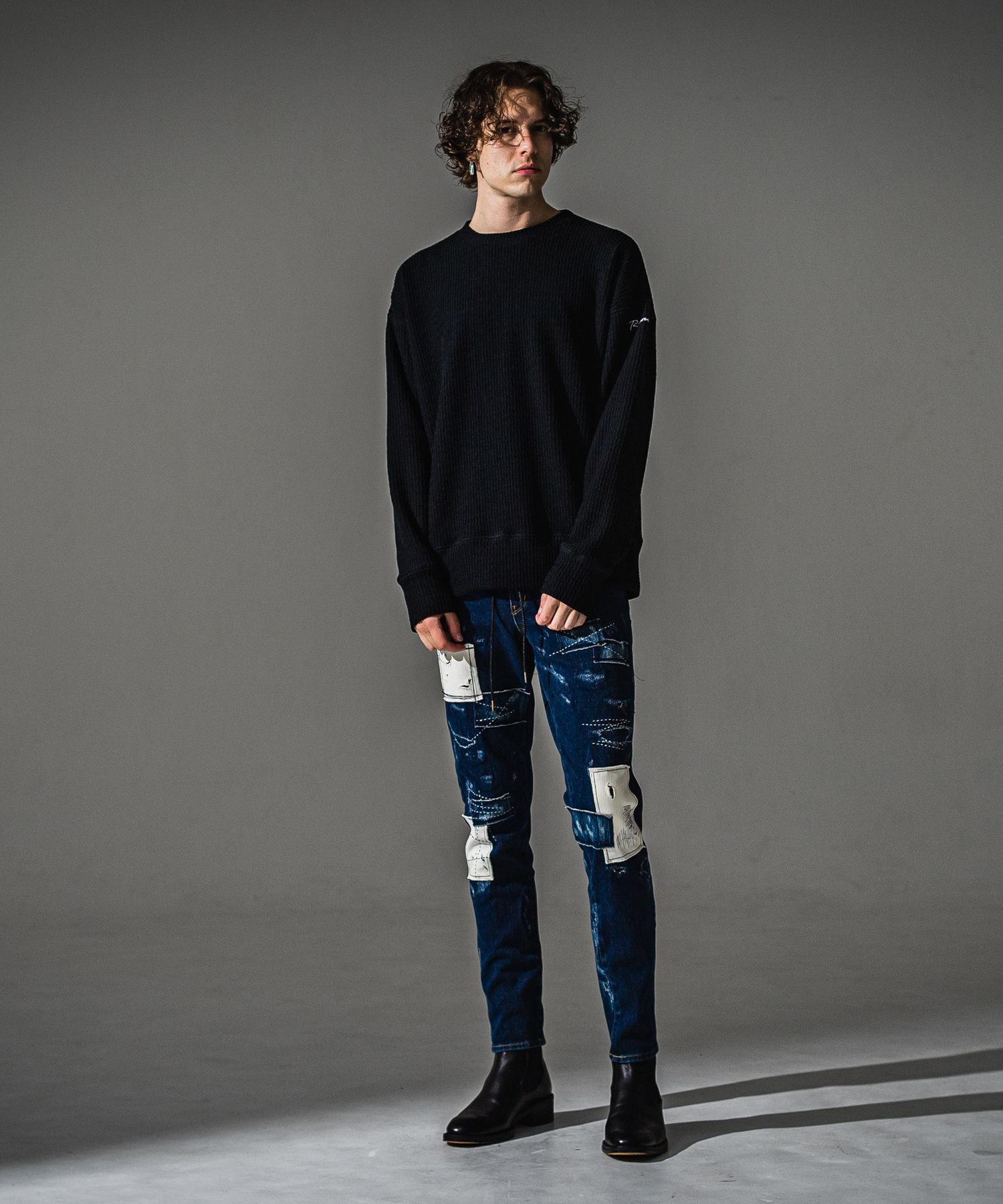 RESOUND CLOTHING リサウンドクロージング MICK DENIM JERSEY BASIC-ST-020-2 DINDREMAKE