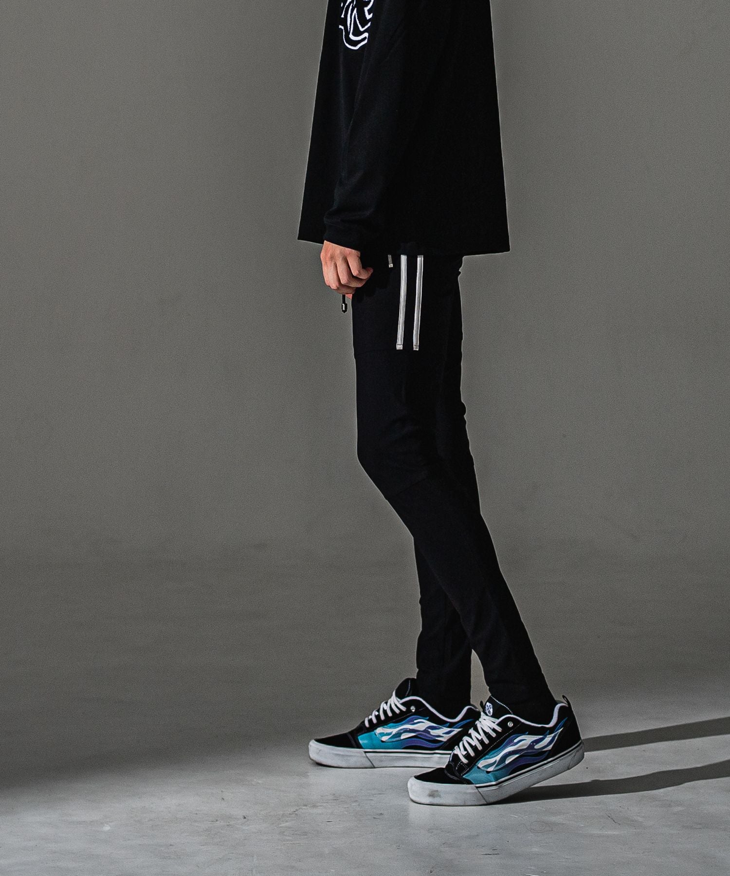 RESOUND CLOTHING リサウンドクロージング Johnson LINE NYLON PT BASIC-ST-009 BKWH