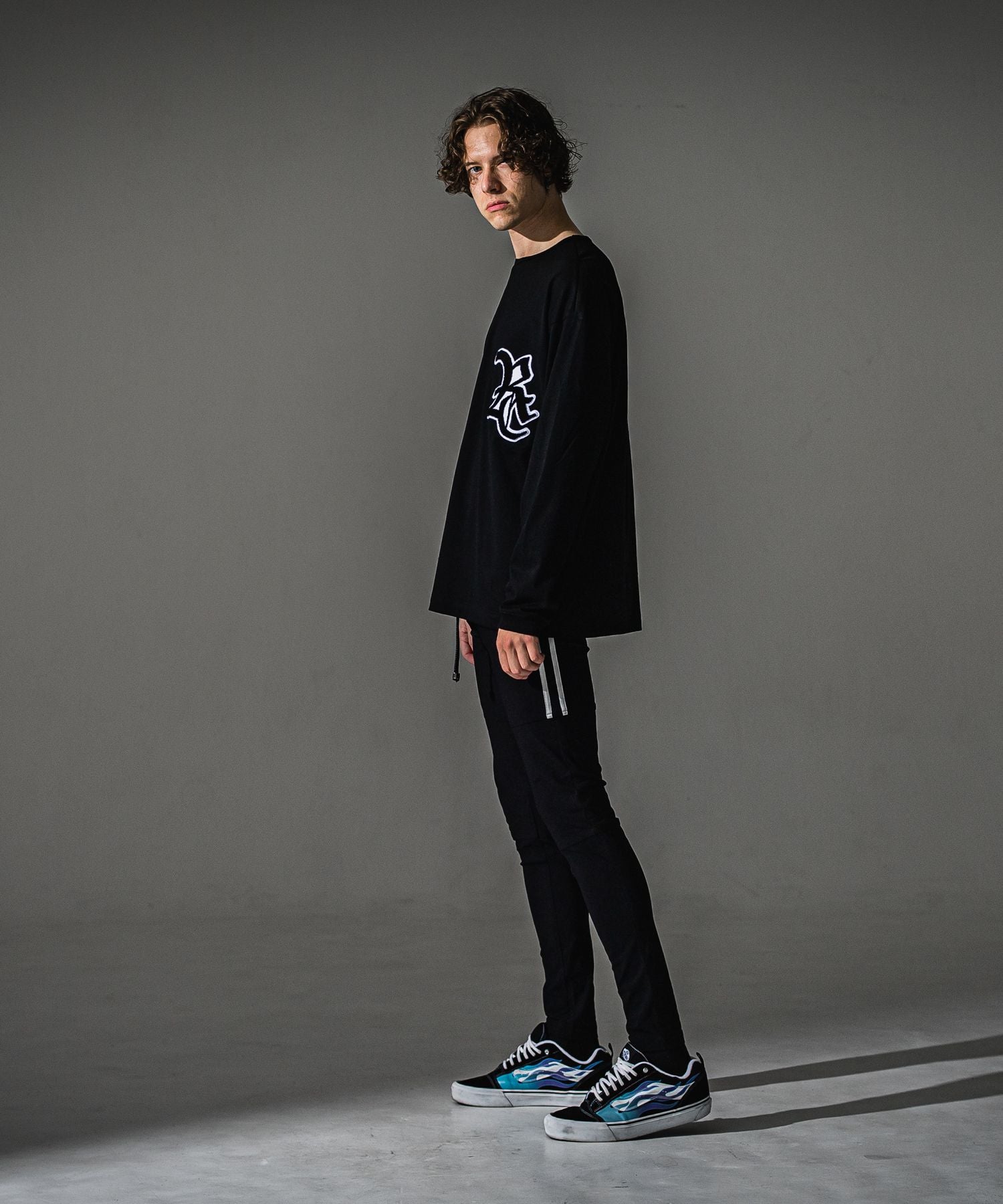 RESOUND CLOTHING リサウンドクロージング Johnson LINE NYLON PT BASIC-ST-009 BKWH