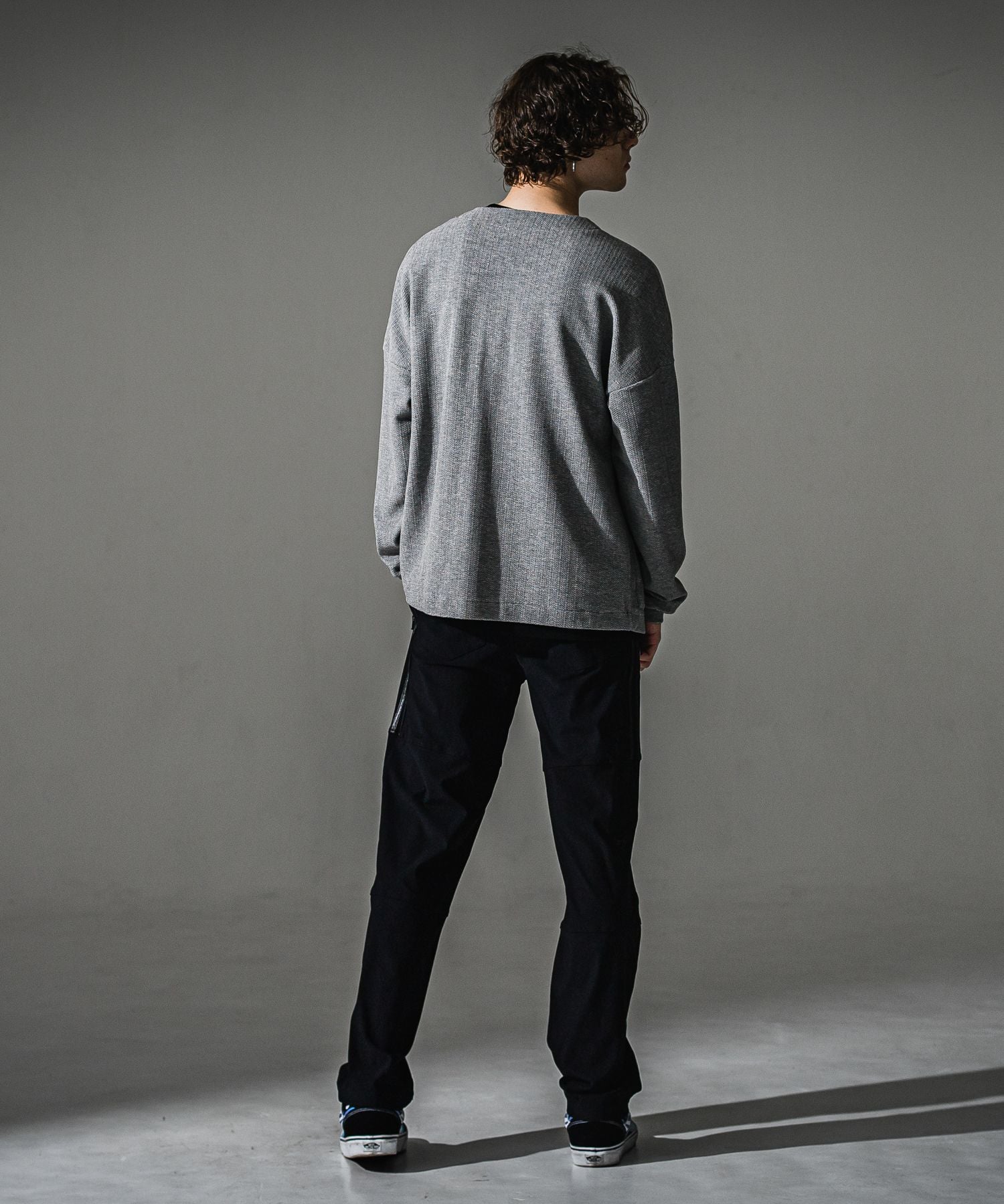 RESOUND CLOTHING リサウンドクロージング Johnson LINE WIDE PT BASIC-ST-009WT BKBK