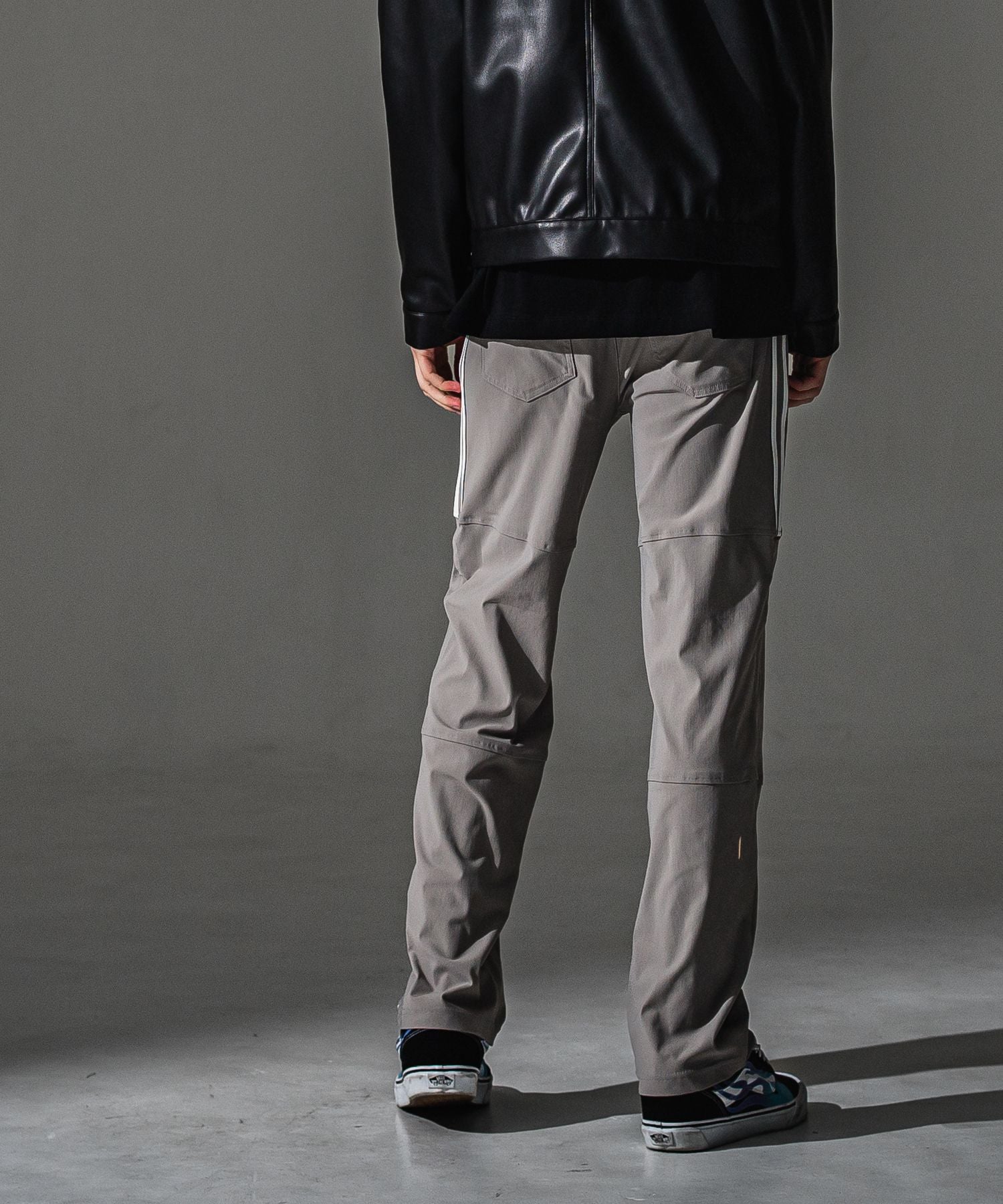 RESOUND CLOTHING リサウンドクロージング Johnson LINE WIDE PT BASIC-ST-009WT GREYWH