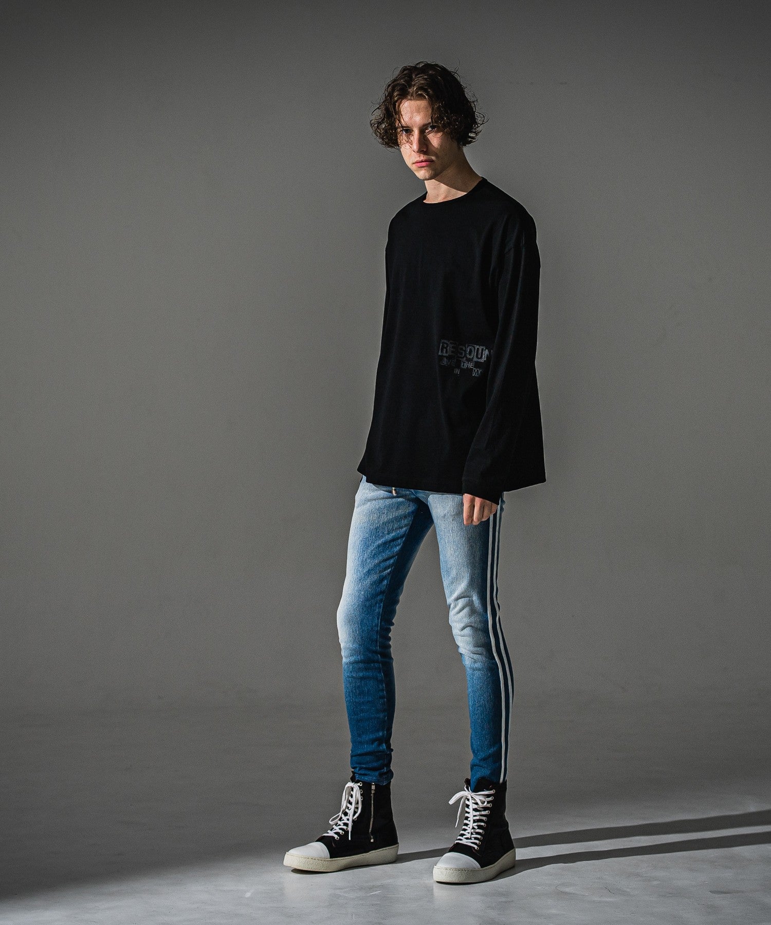 RESOUND CLOTHING リサウンドクロージング EX denim jersey BLINDLINE PT RC41-ST-008D LIND
