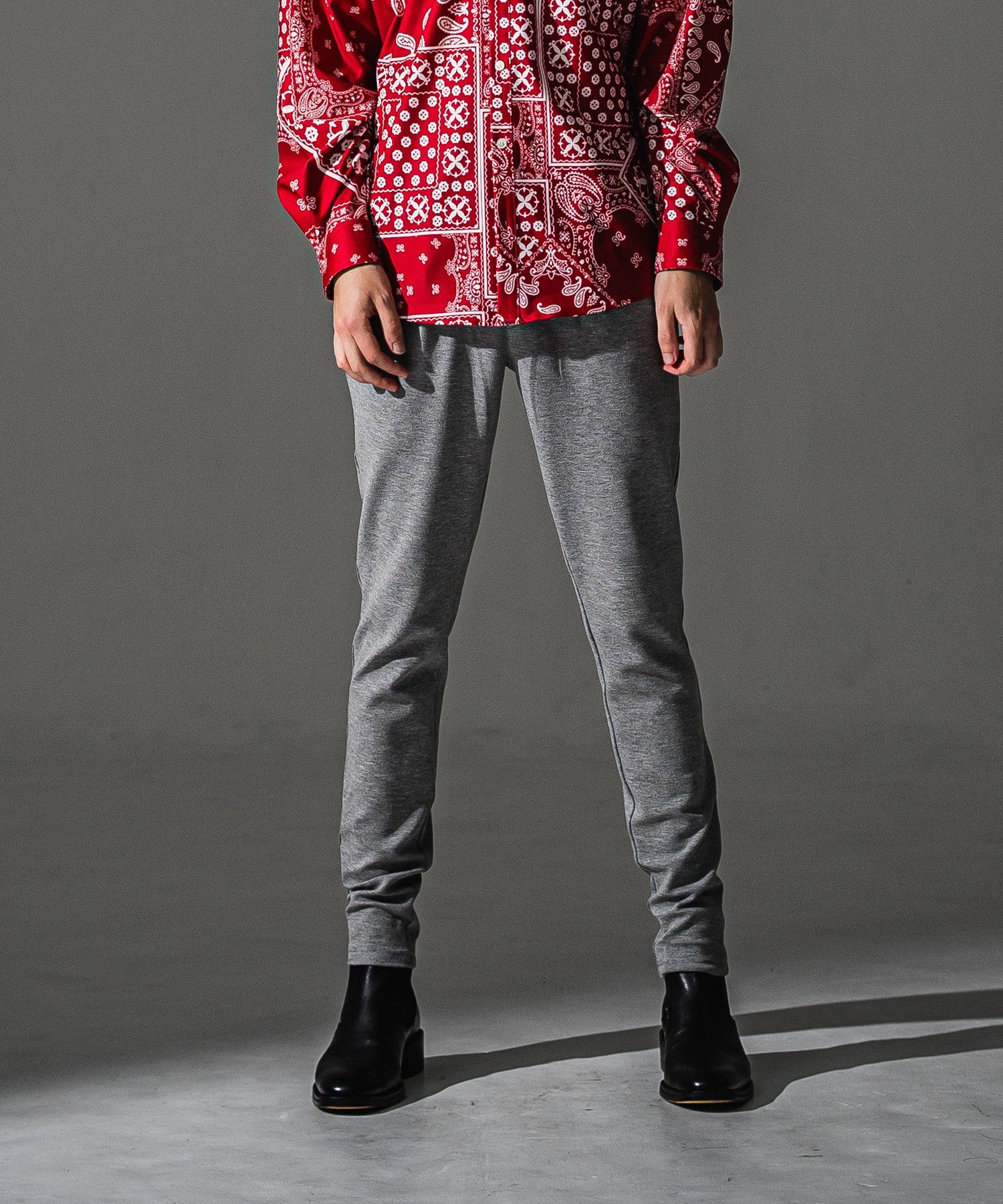 RESOUND CLOTHING リサウンドクロージング CHRIS EASY blister TUCK PANTS RC41-ST-016T BGREY