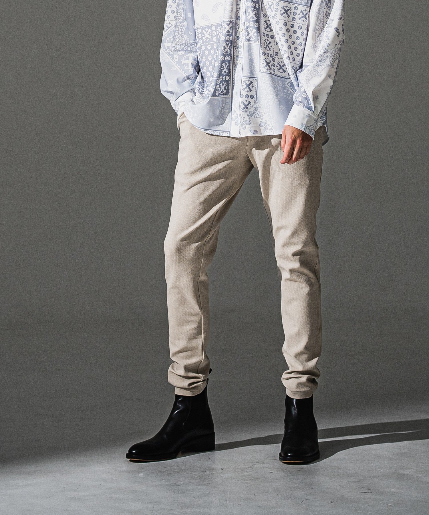 RESOUND CLOTHING リサウンドクロージング CHRIS EASY blister TUCK PANTS RC41-ST-016T BBEIGE
