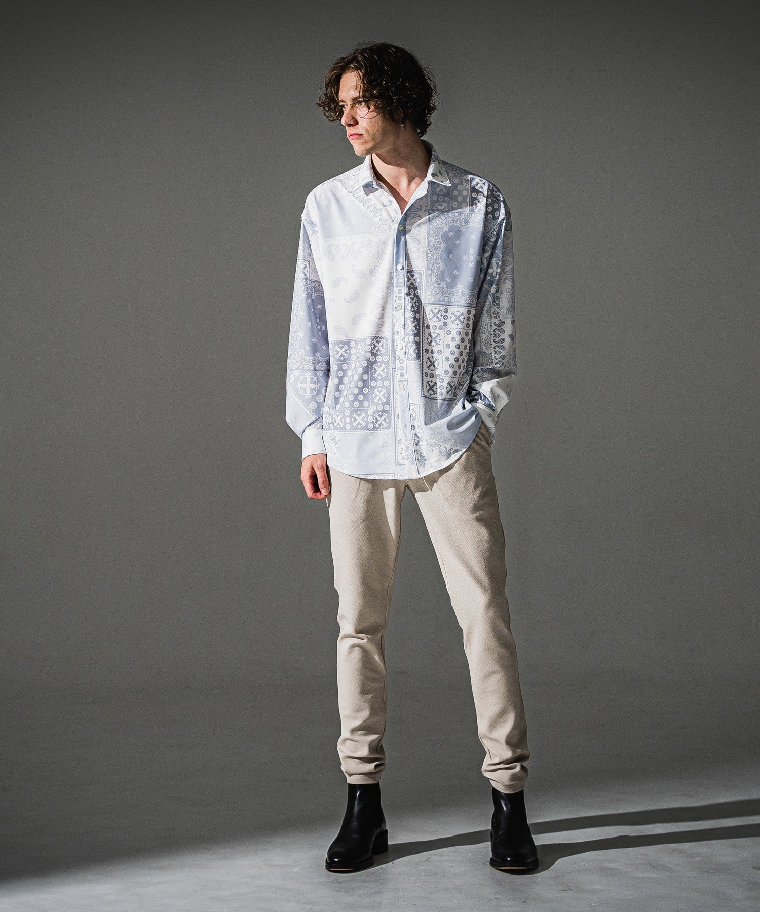 RESOUND CLOTHING リサウンドクロージング CHRIS EASY blister TUCK PANTS RC41-ST-016T BBEIGE