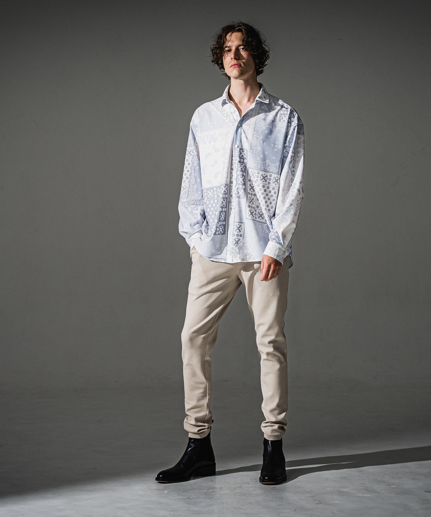 RESOUND CLOTHING リサウンドクロージング CHRIS EASY blister TUCK PANTS RC41-ST-016T BBEIGE