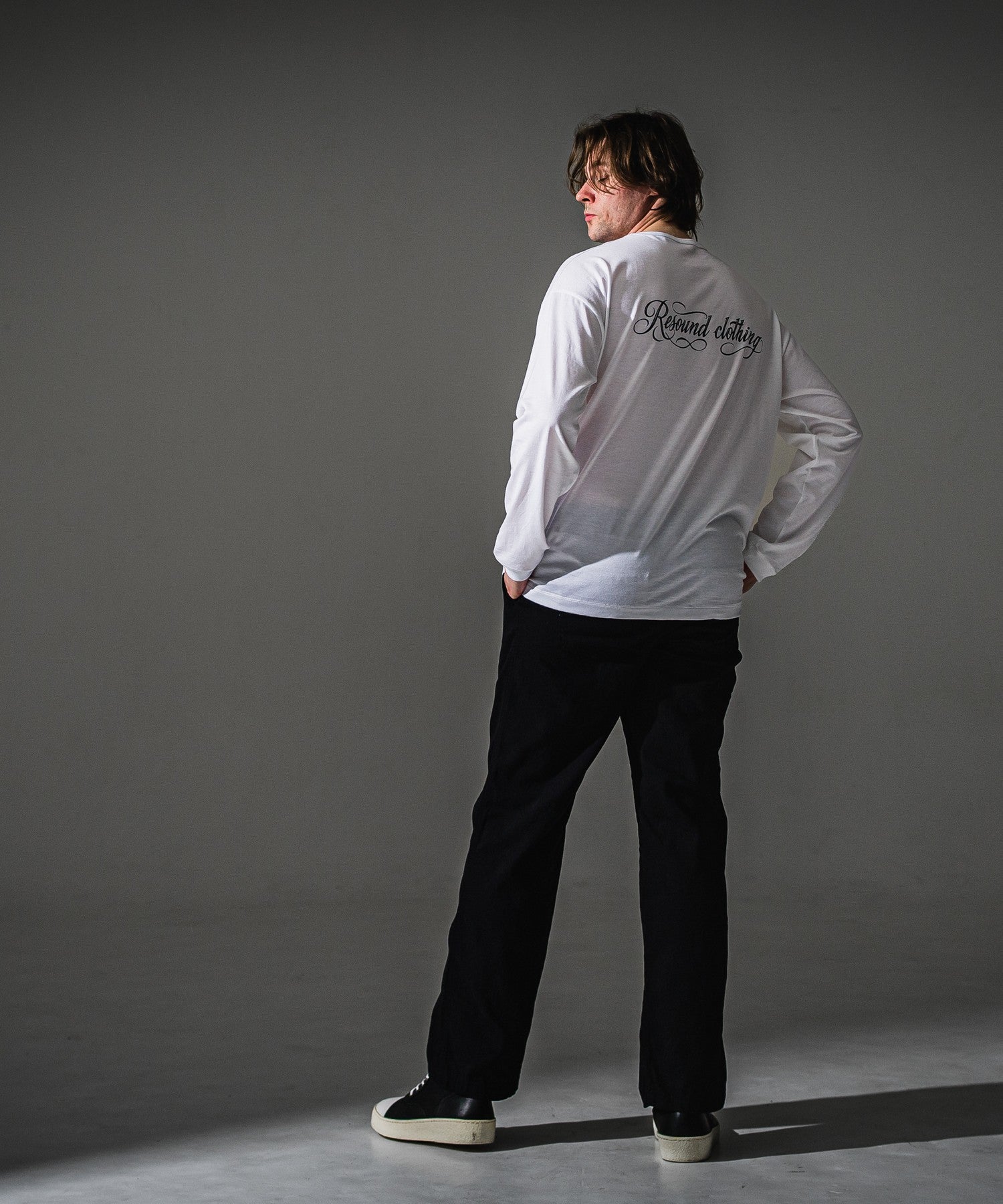 RESOUND CLOTHING リサウンドクロージング CHRIS EASY WIDE TUCK PANTS RC41-ST-016WT BBLACK